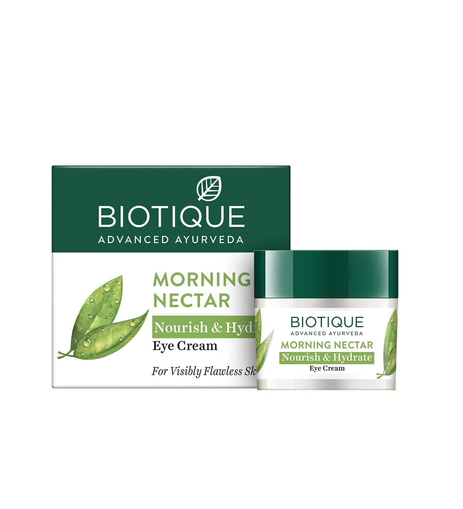 Biotique Morning Nectar Flawless Lightening Eye Cream SPF 30 UVA/UVB Sunscreen