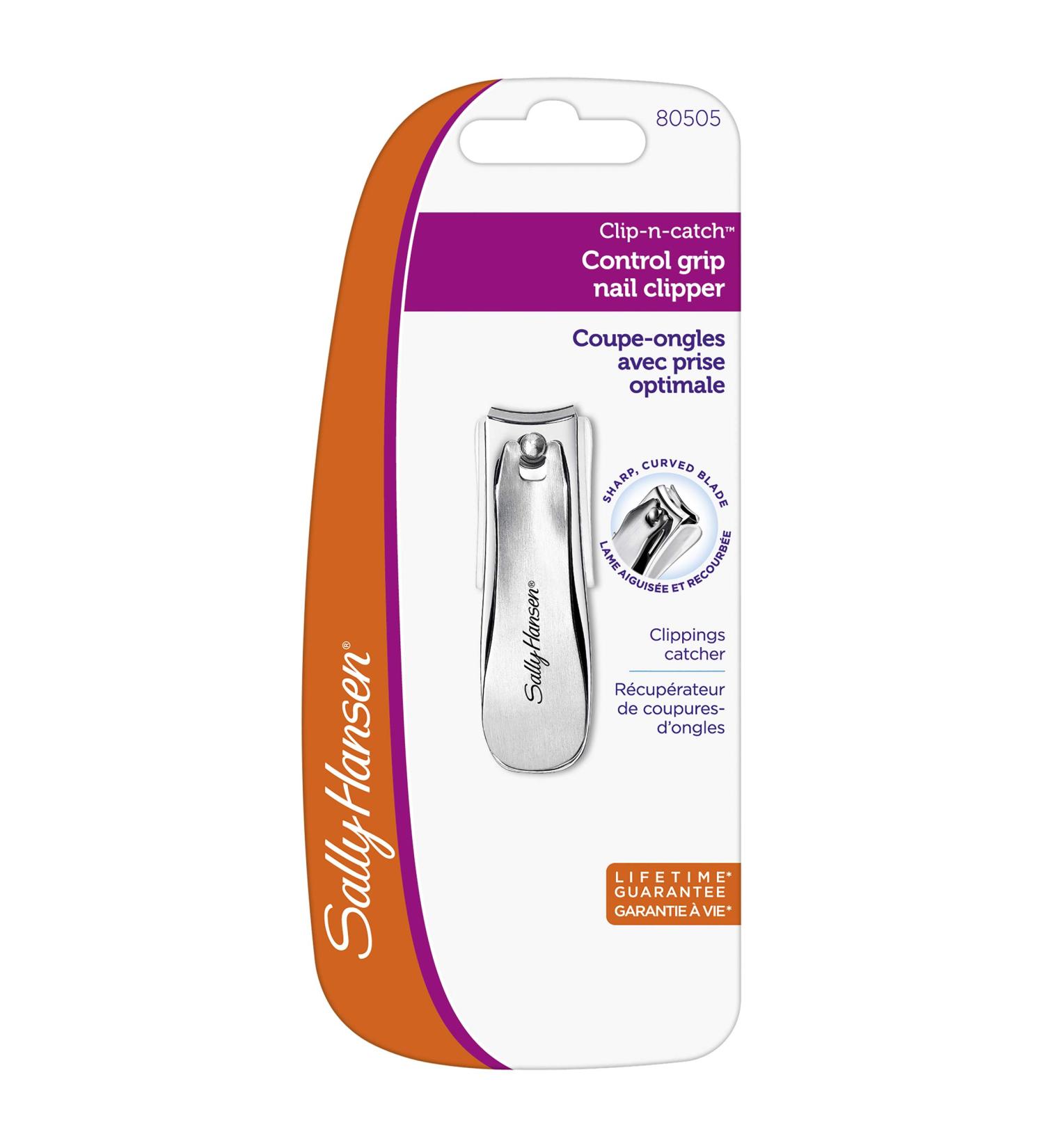 SALLY HANSEN Clip 'n Catch Nail Clipper - Precision Control Grip - Buy Online on GoSupps.com