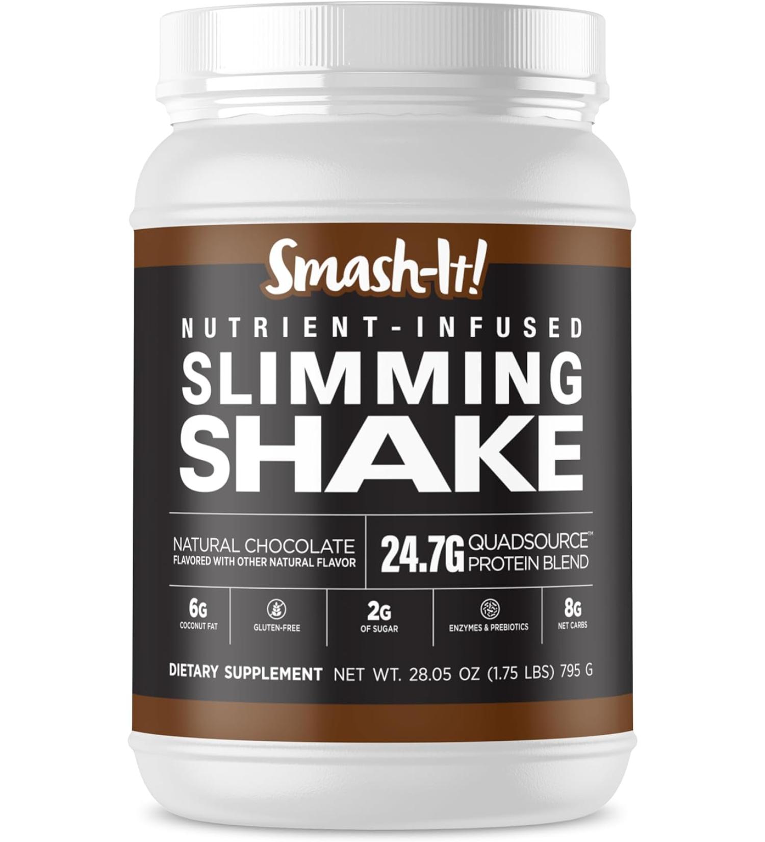 Primal Labs Smash-It Low Carb Protein Powder - Keto Meal Replacement Shake (Chocolate) 795g - Buy Online on GoSupps.com