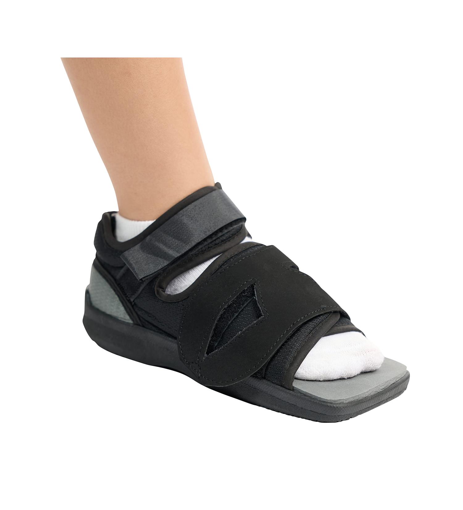 United Ortho 5800-05 Women's Black Medium Post-Op Open Square Toe Shoe - Buy Online on GoSupps.com