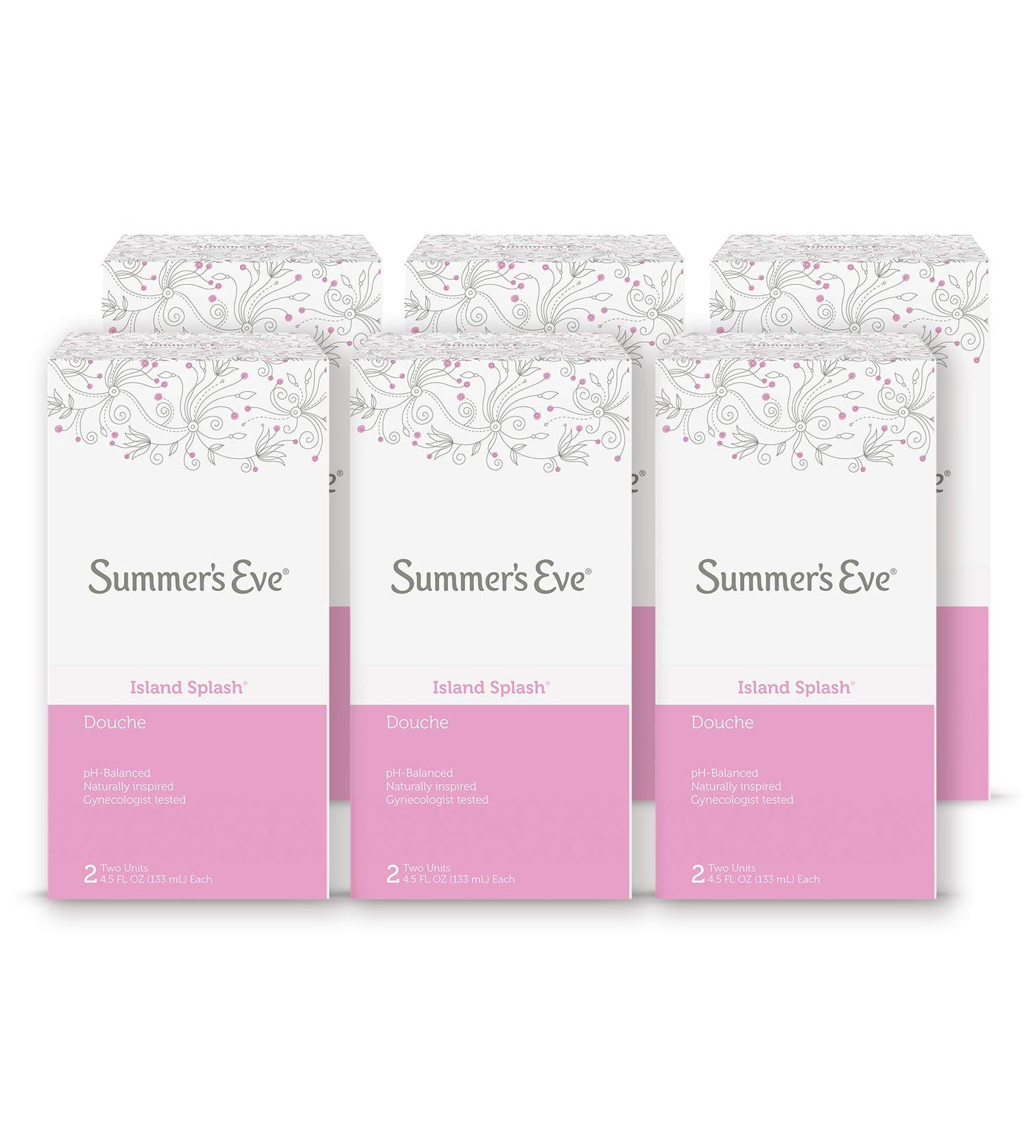 Summer's Eve Douche Island Splash 4.5 Fl Oz (Pack of 12) - Gentle Feminine Care - Buy Online on GoSupps.com