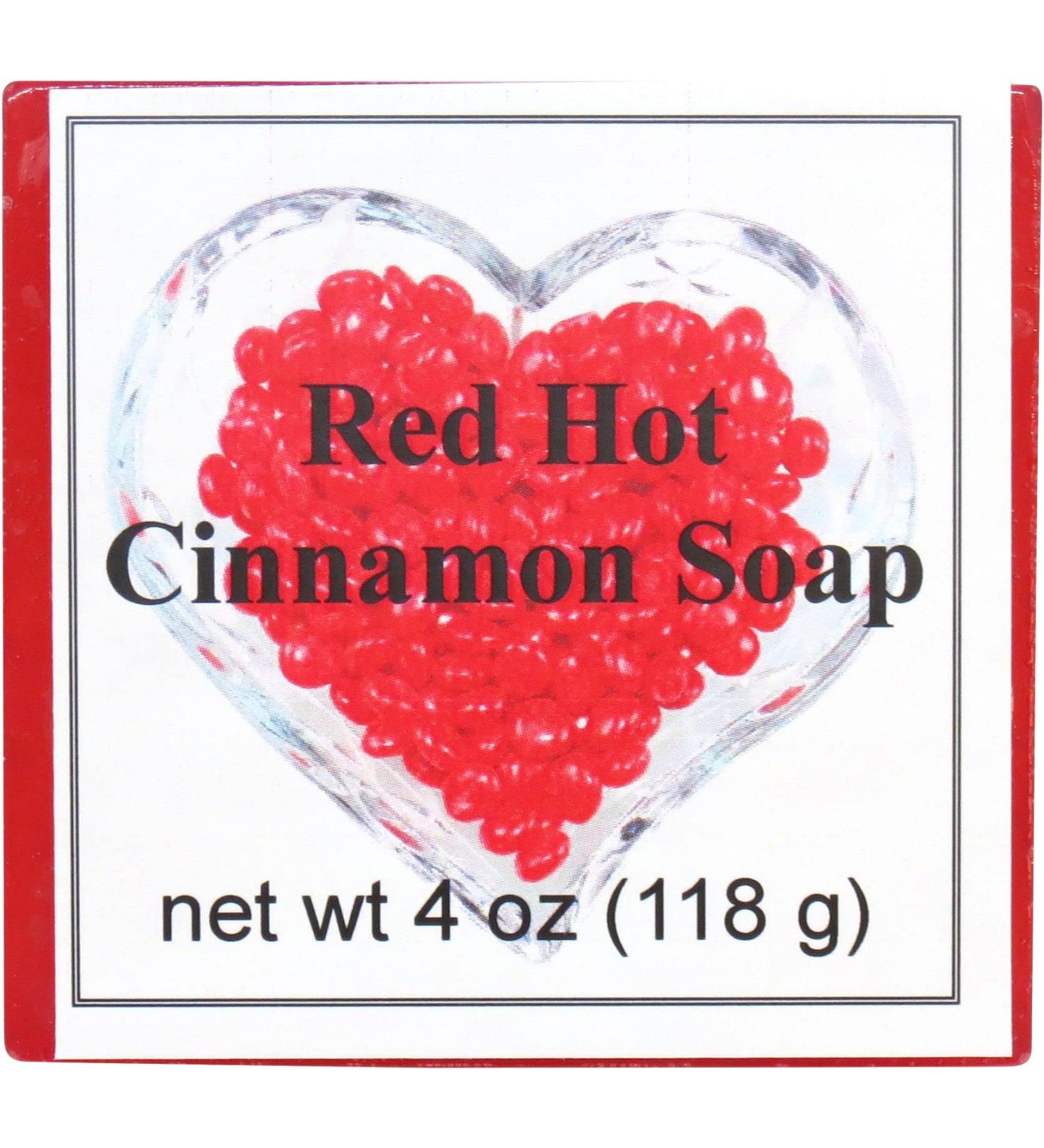 Red Hot Cinnamon Glycerin Soap - Eclectic Lady | 4 oz Bar | Luxurious & Moisturizing | Shop Internationally - Buy Online on GoSupps.com
