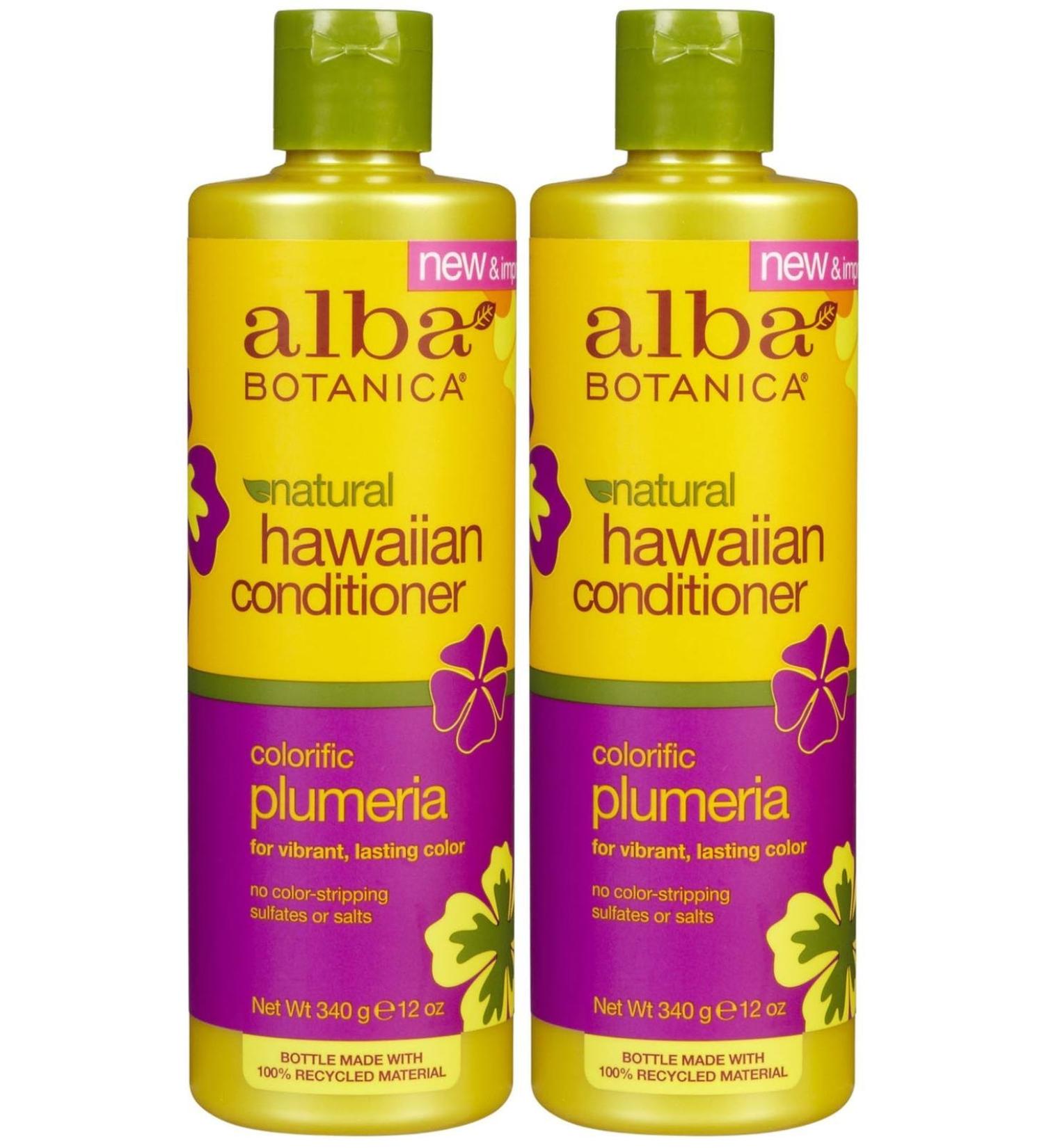 Alba Botanica - Hawaiian Hair Conditioner - Plumeria - 12 fl oz
