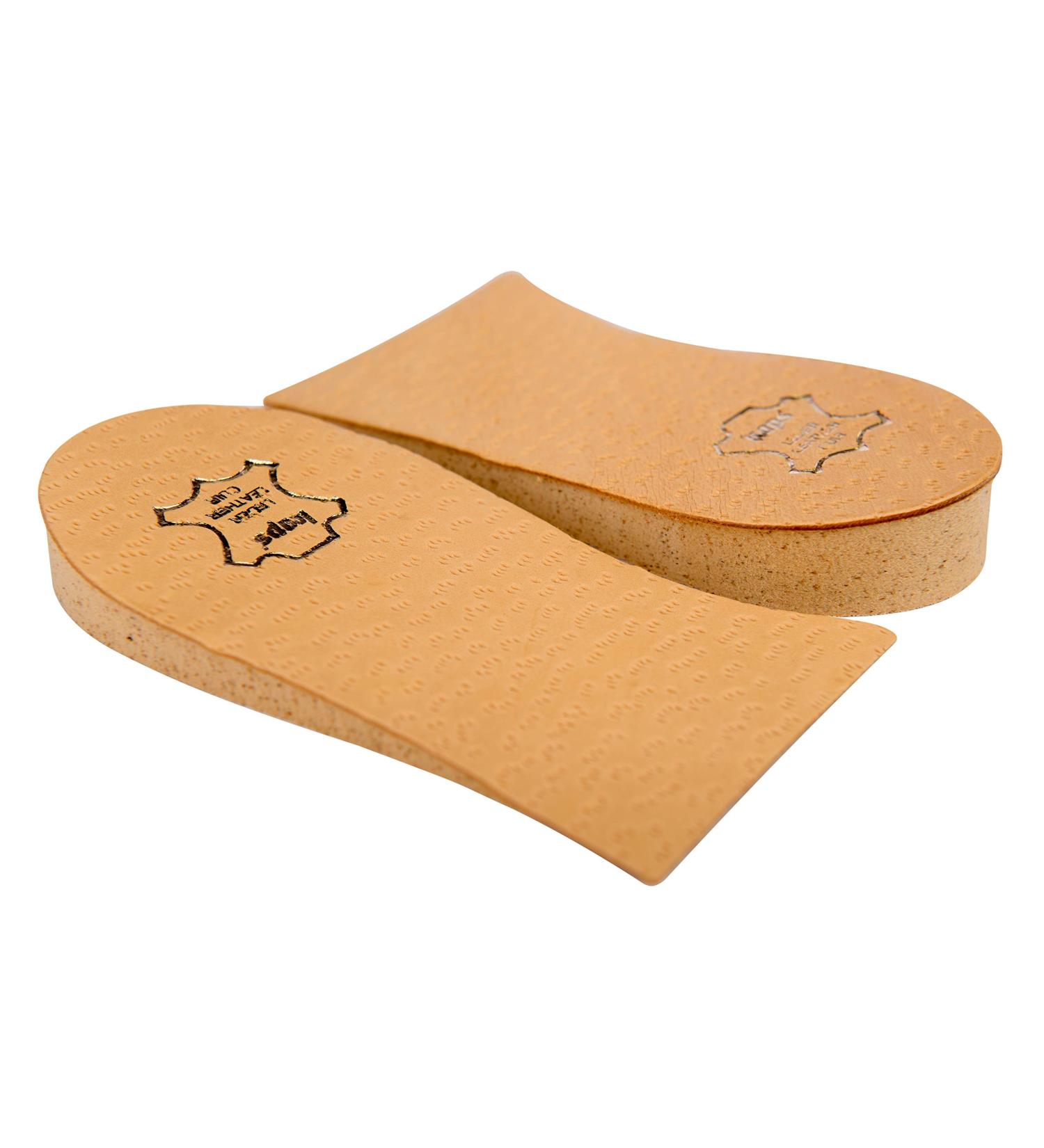 Heel Lift Elevator Heel Raise Heel Pad Orthotic Wedge Shoe Pad Many Widths and Heights Leather Cover Kaps Topmed Supplied to NHS 2 Pieces Left and Right height 5 mm / 0.2 inch - size L - Buy Online on GoSupps.com