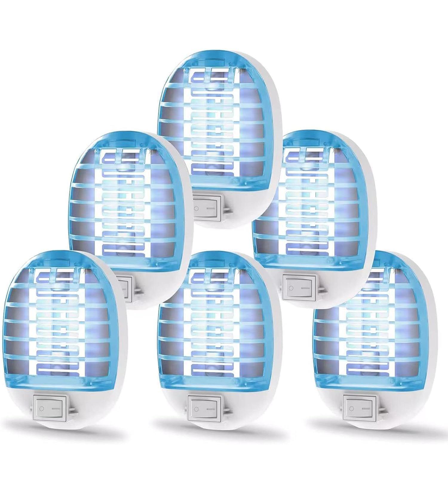 Bug Zapper Indoor Zaptek with Blue Lights for Living Room Home Kitchen Bedroom Baby Room Office (6pcs) - Buy Online on GoSupps.com