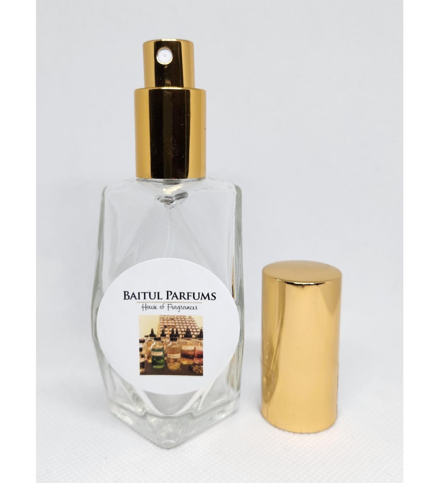 Reflection of B ROUGE 540 Eau De Parfum UNISEX TYPE 1 OZ. FANCY DIAMOND GLASS PUMP SPRAYER ALCOHOL-FREE HYPOALLERGENIC PERFUME OIL_COMPOSITION - Buy Online on GoSupps.com