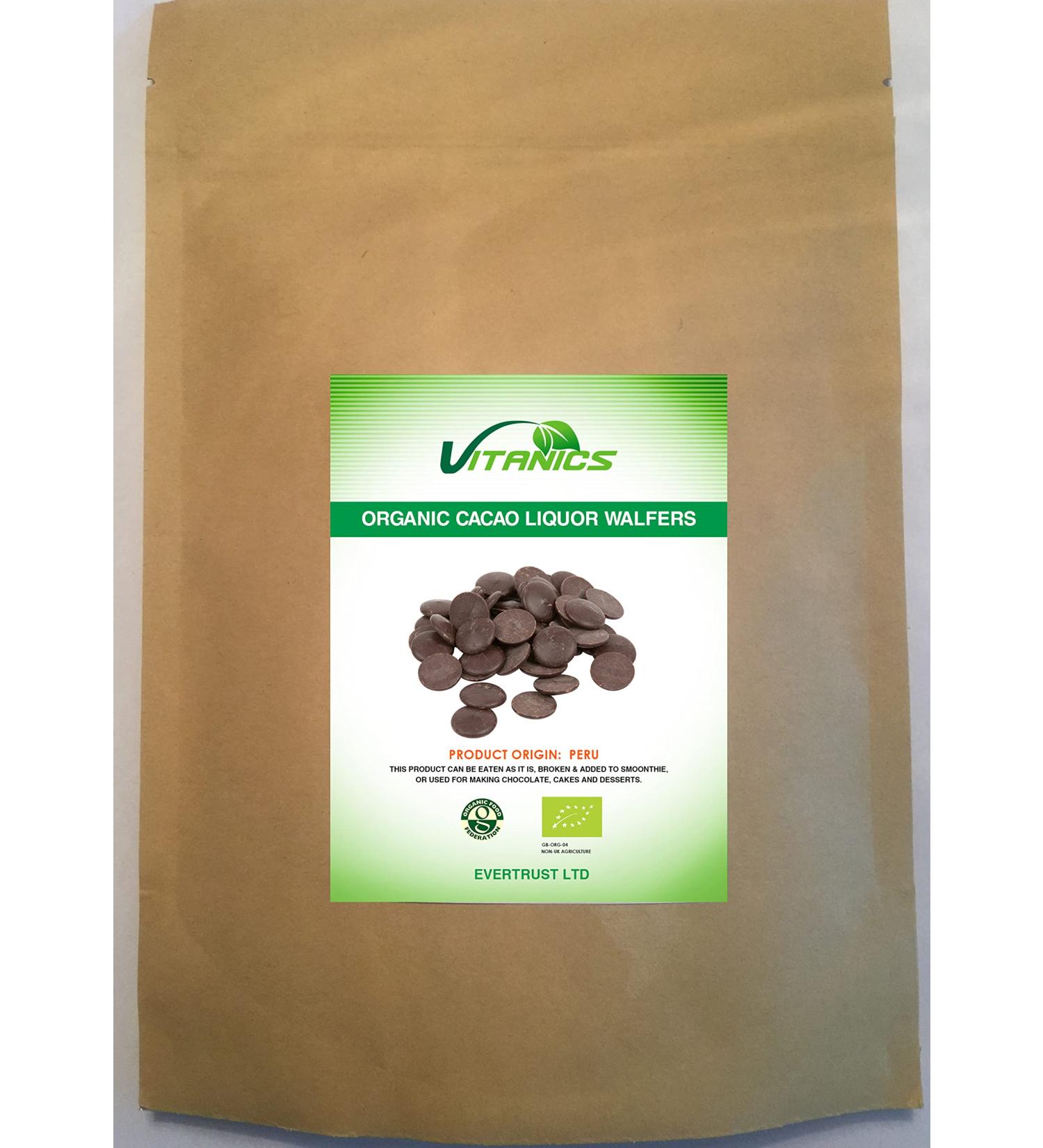 Vitanics Organic Criollo Cocoa Liqueur (Pasta) Waffles (125g)