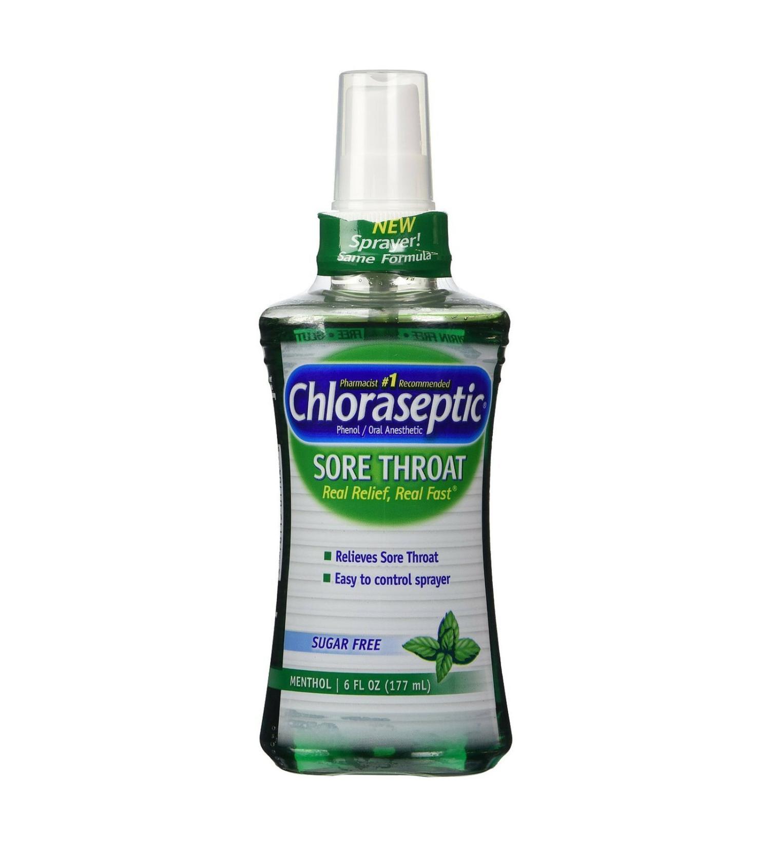 Chloraseptic Sore Throat Spray Menthol 6 oz