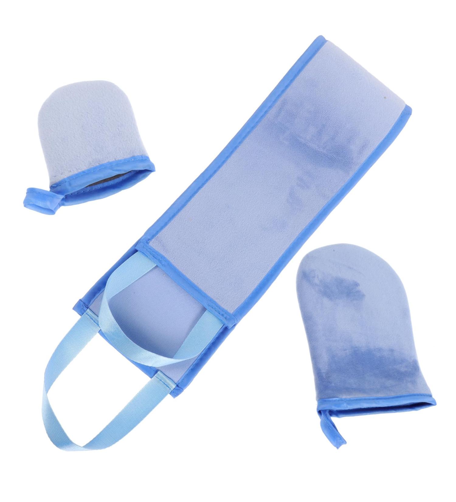 Premium Self Tanning Applicator Set - Back Lotion Applicator & Finger Glove for Effective Sun Protection | Ideal for Adults - Buy Online on GoSupps.com