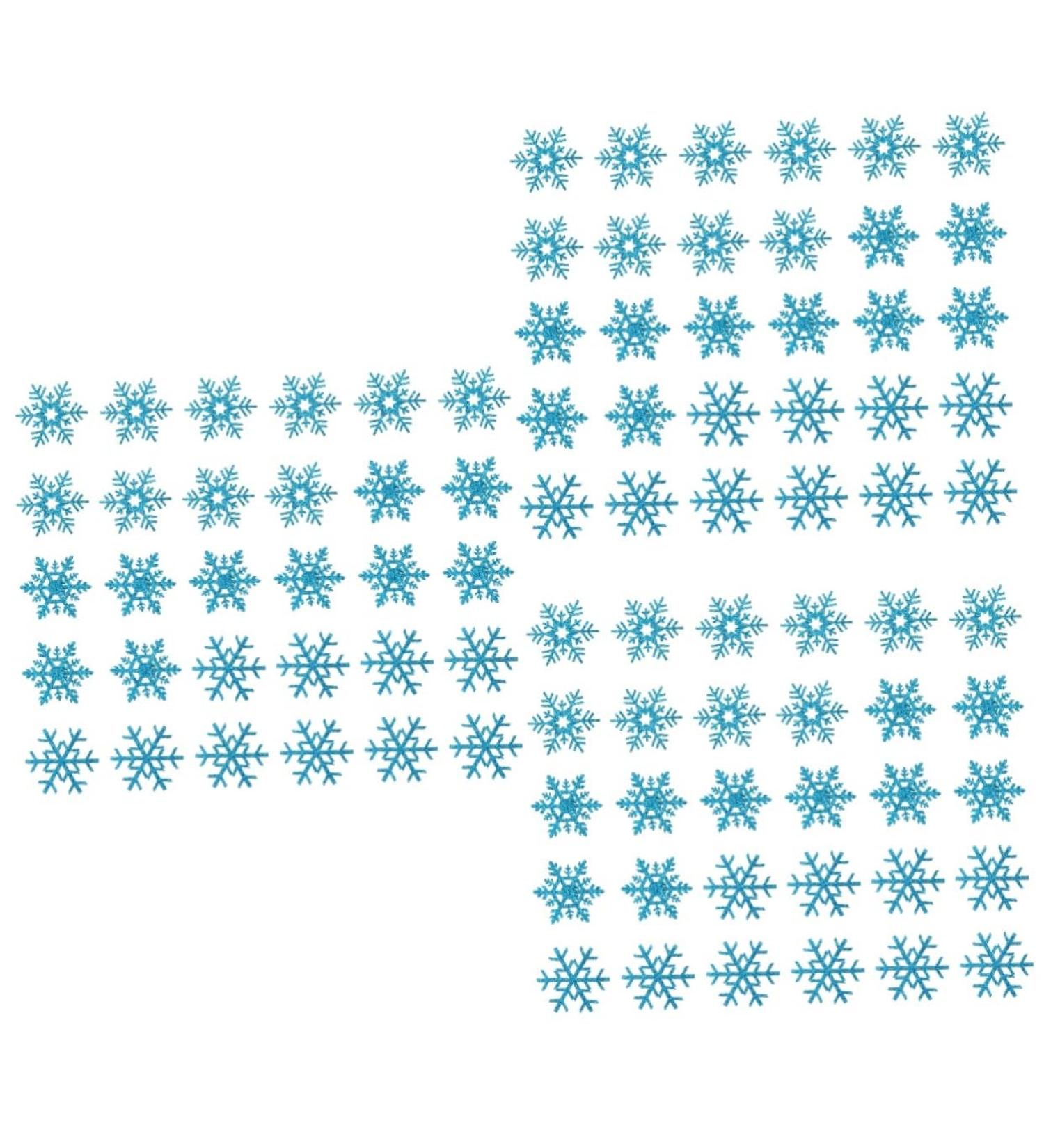 COHEALI 90 Pcs Snowflake Stickers Decals Snowflake Embroidered Patches Sewing Accessories Flash The Fabric - Buy Online on GoSupps.com