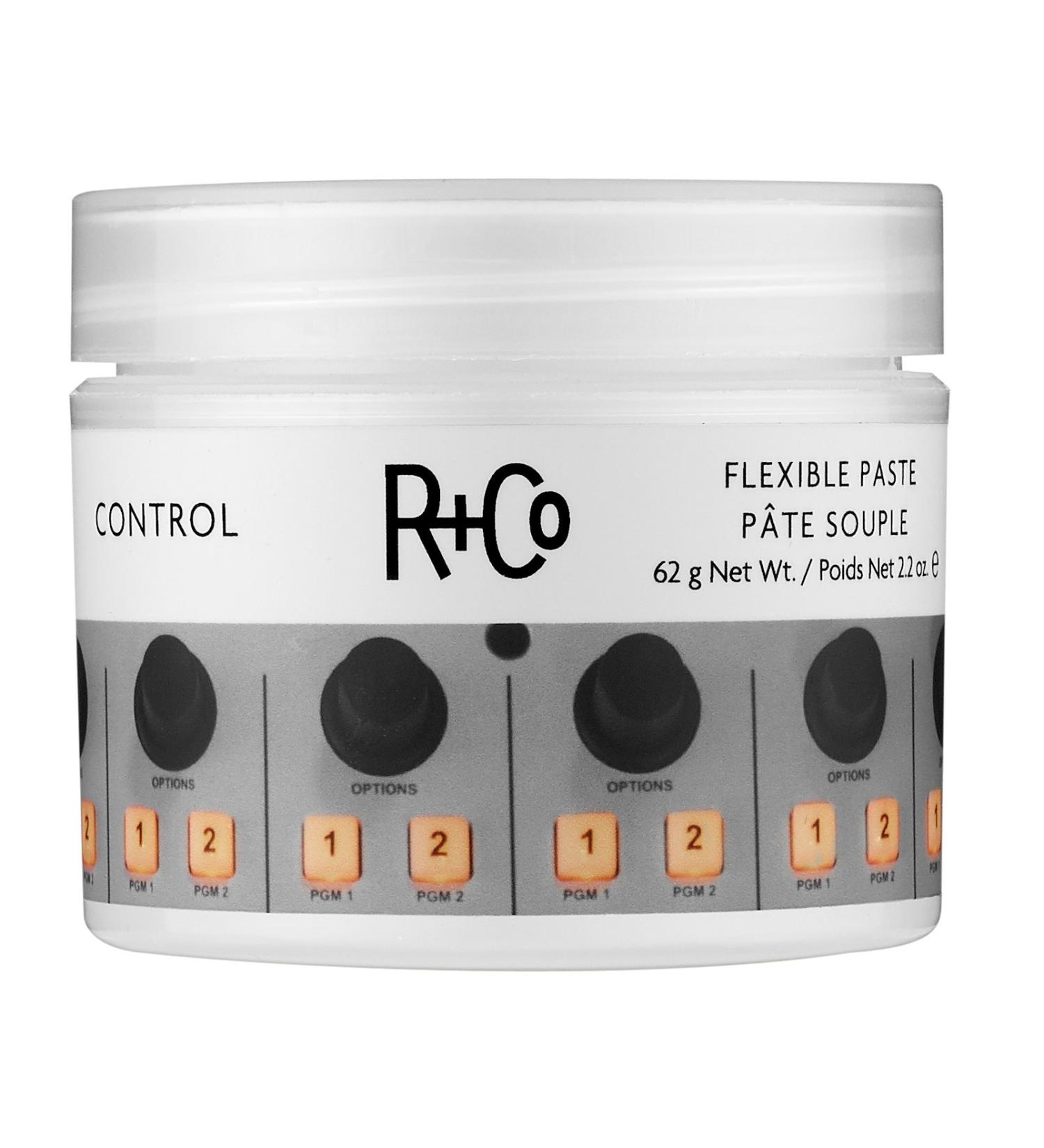 R+Co Control Flexible Paste - Strong Hold, Natural Finish - Vegan & Cruelty-Free - 2.2 Oz - Buy Online on GoSupps.com