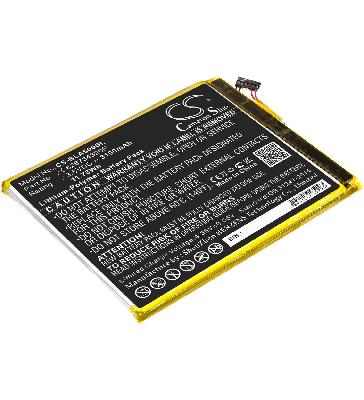 Replacement Battery C826734320P for A0031WW Advance A5 Plus LTE G0031WW Grand XL - 3100mAh | Fast Worldwide Shipping - Buy Online on GoSupps.com
