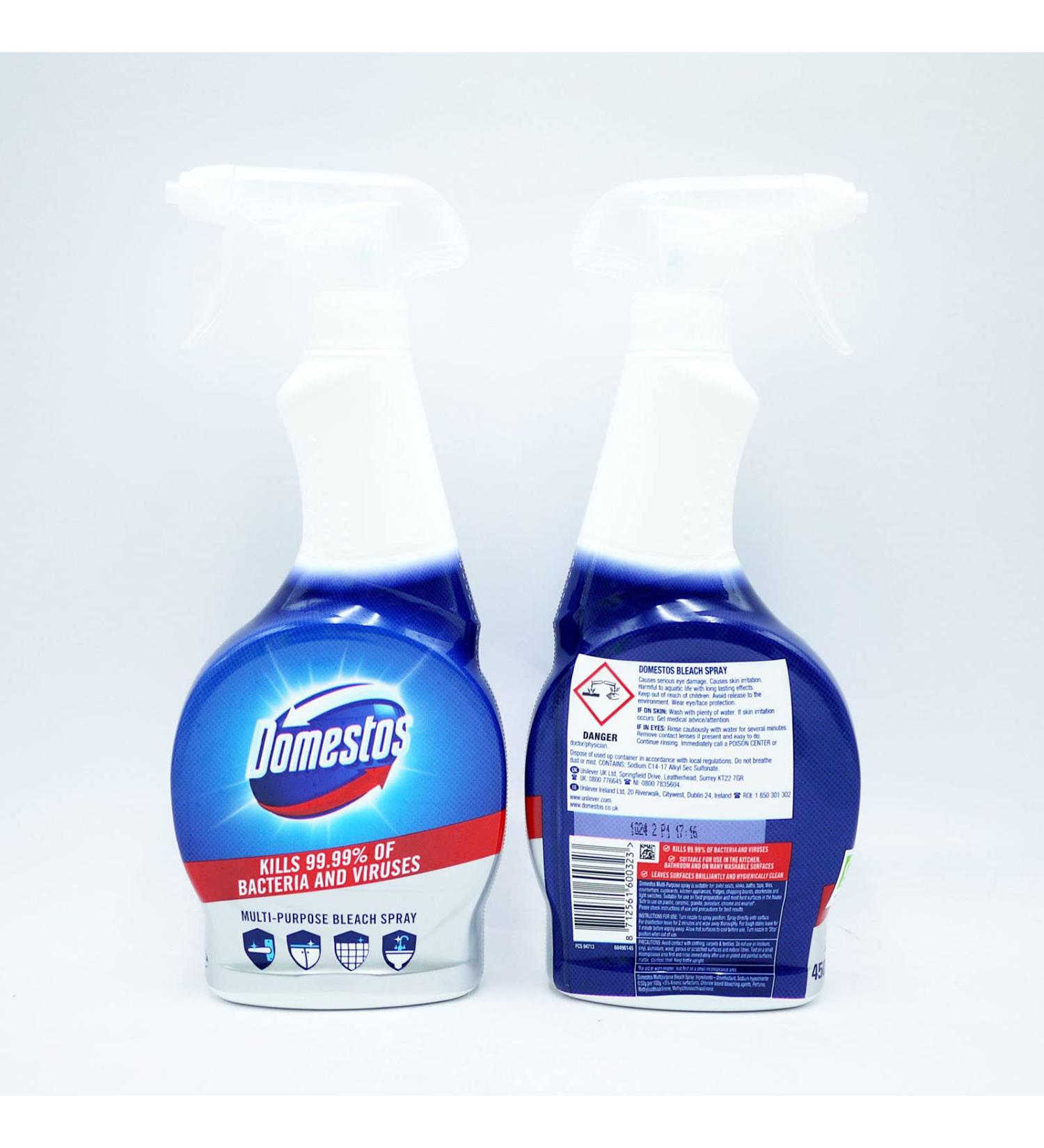 Domestos Bleach Spray (2x450ml)