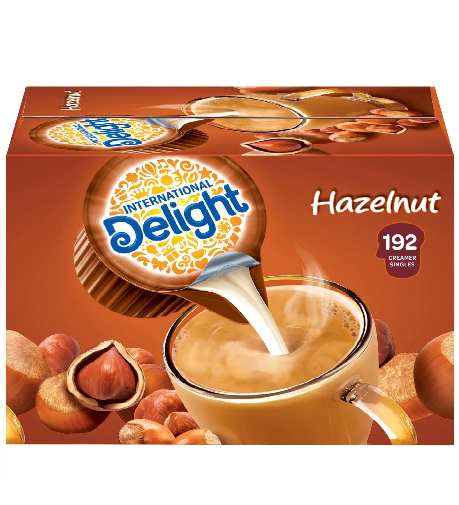 International Delight Hazelnut Liquid Coffee Creamer Portion Cup (192)ct by MegaDeal