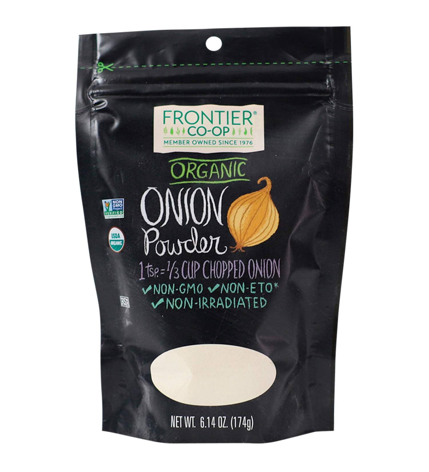 Frontier Co-op Organic White Onion Powder 6.14oz - Premium Quality Onion Powder for Flavorful Cooking - Buy Online on GoSupps.com