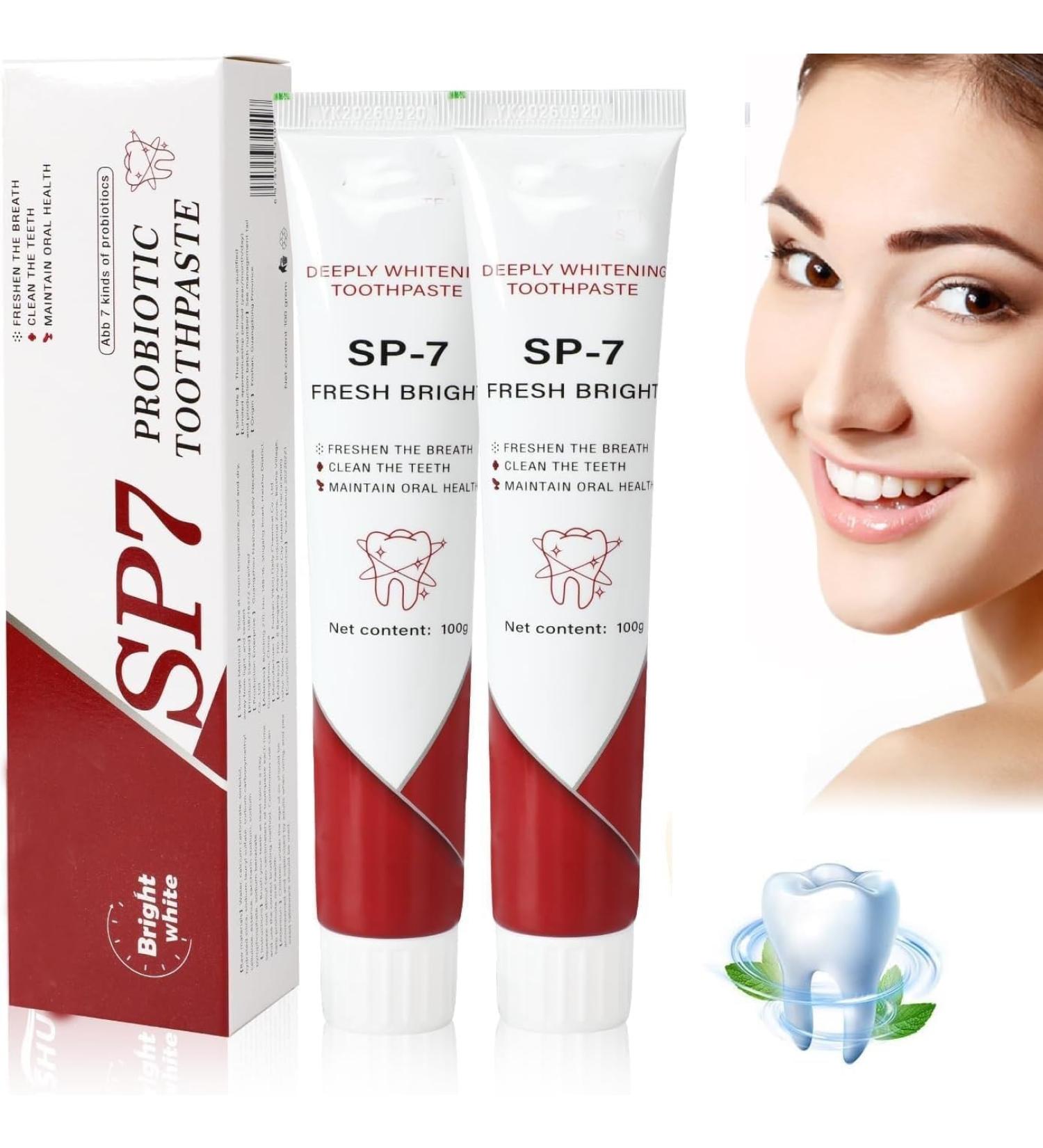 Yayashi SP-7 & Sopami SP-7 Probiotic Toothpaste - 2PCS | Best International Shipping - Buy Online on GoSupps.com
