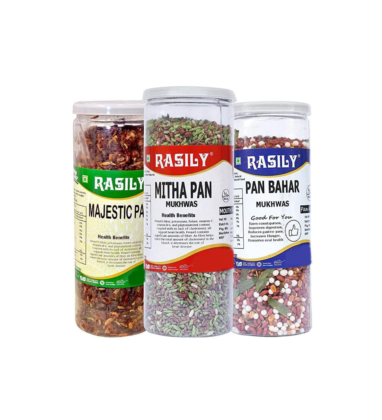 Rasily Mitha Mix Mix Bahar Majestic Mix Combo Mukhwas_Packing May Vary - Buy Online on GoSupps.com