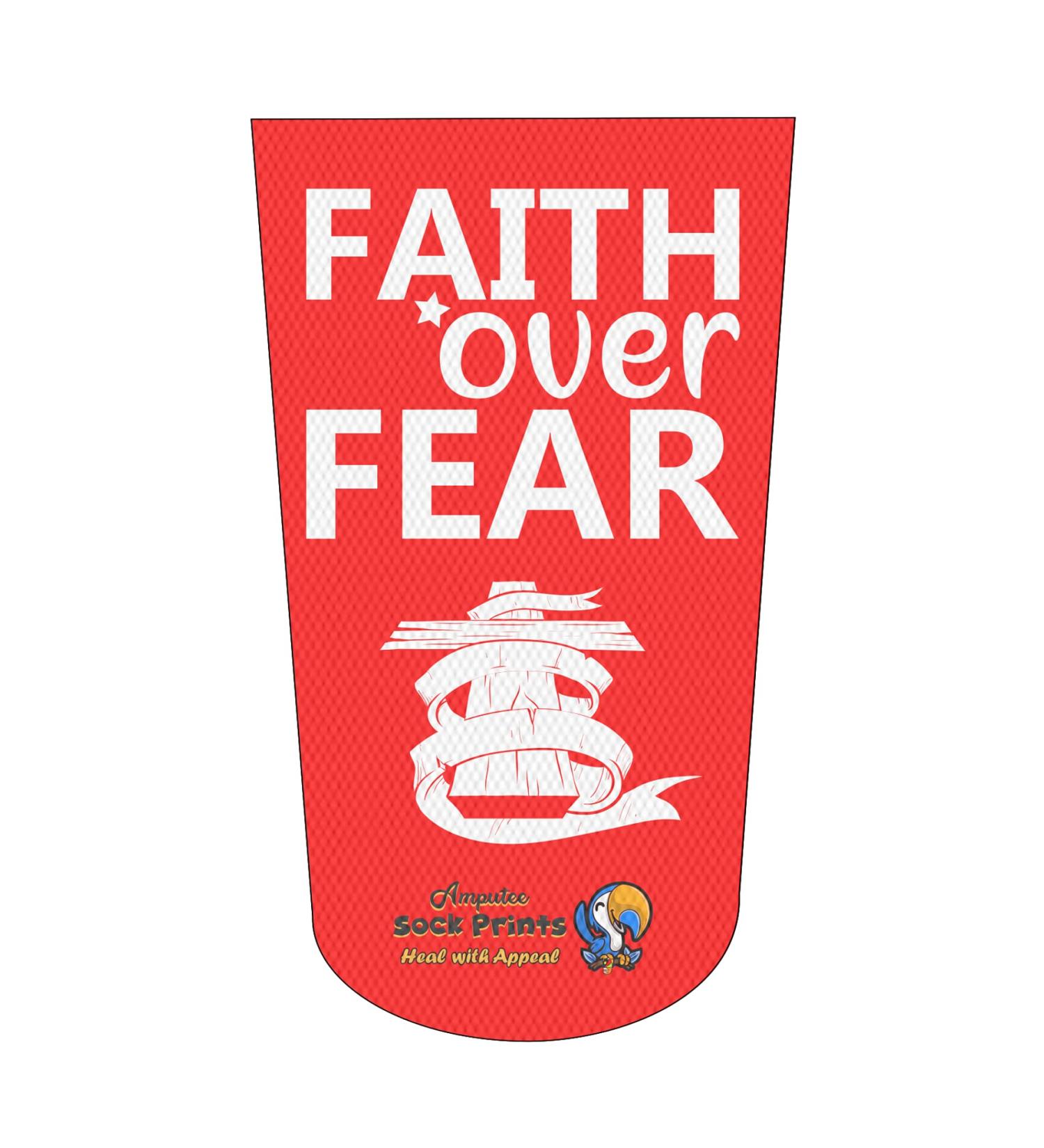 Heal with Appeal Amputee Stump Sock - Faith Over Fear RD V1 3Ply - Buy Online on GoSupps.com