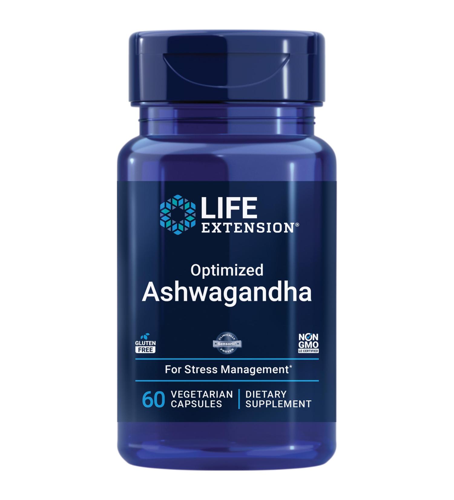 Life Extension Super Omega-3 240 Softgels & Optimized Ashwagandha 60 Capsules - Fish Oil Stress Relief & Brain Support Supplement Bundle - Buy Online on GoSupps.com