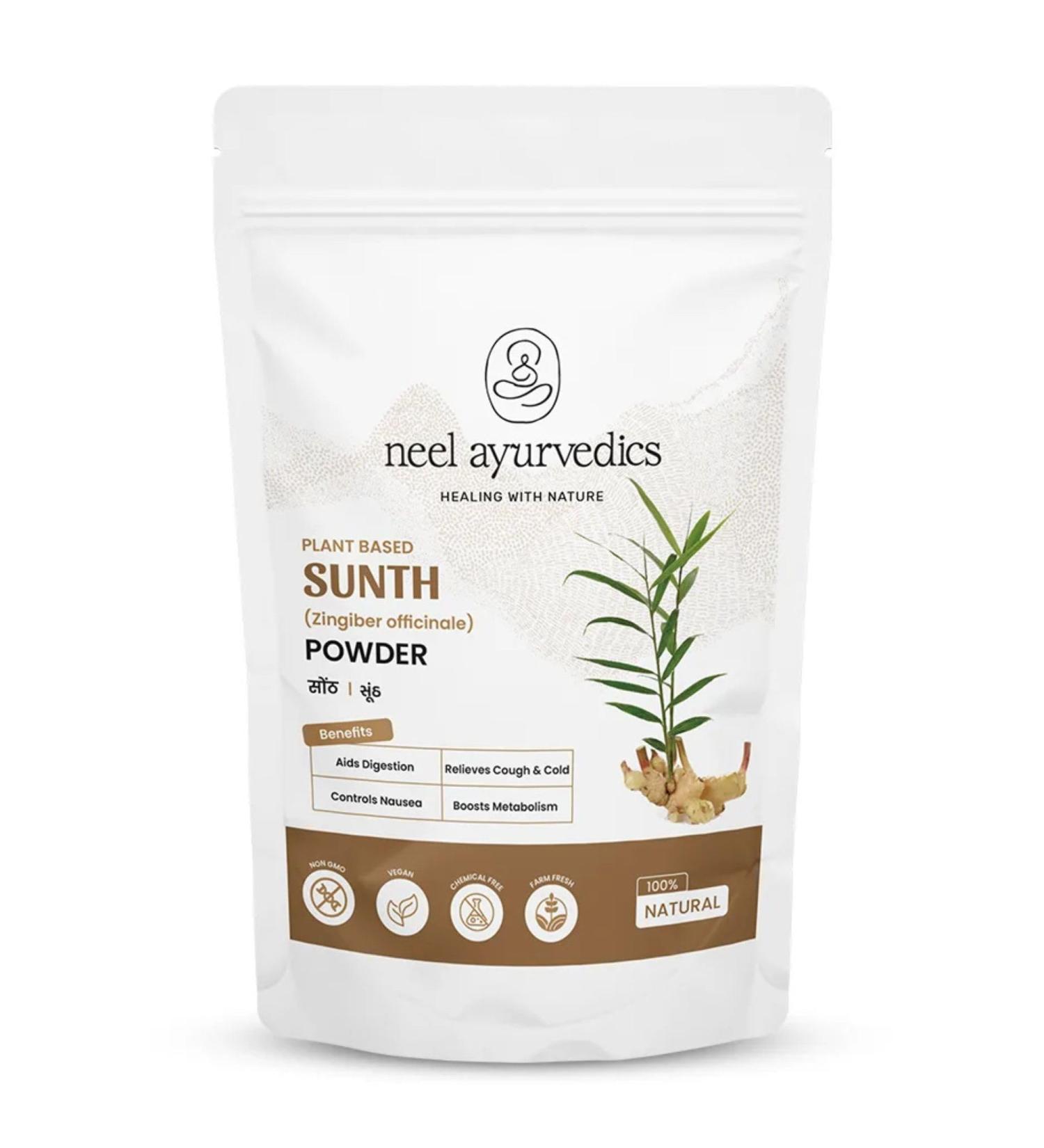Neel Ayurvedics Sunth Dry Adrak Dry Ginger Sonth Powder 300 GM