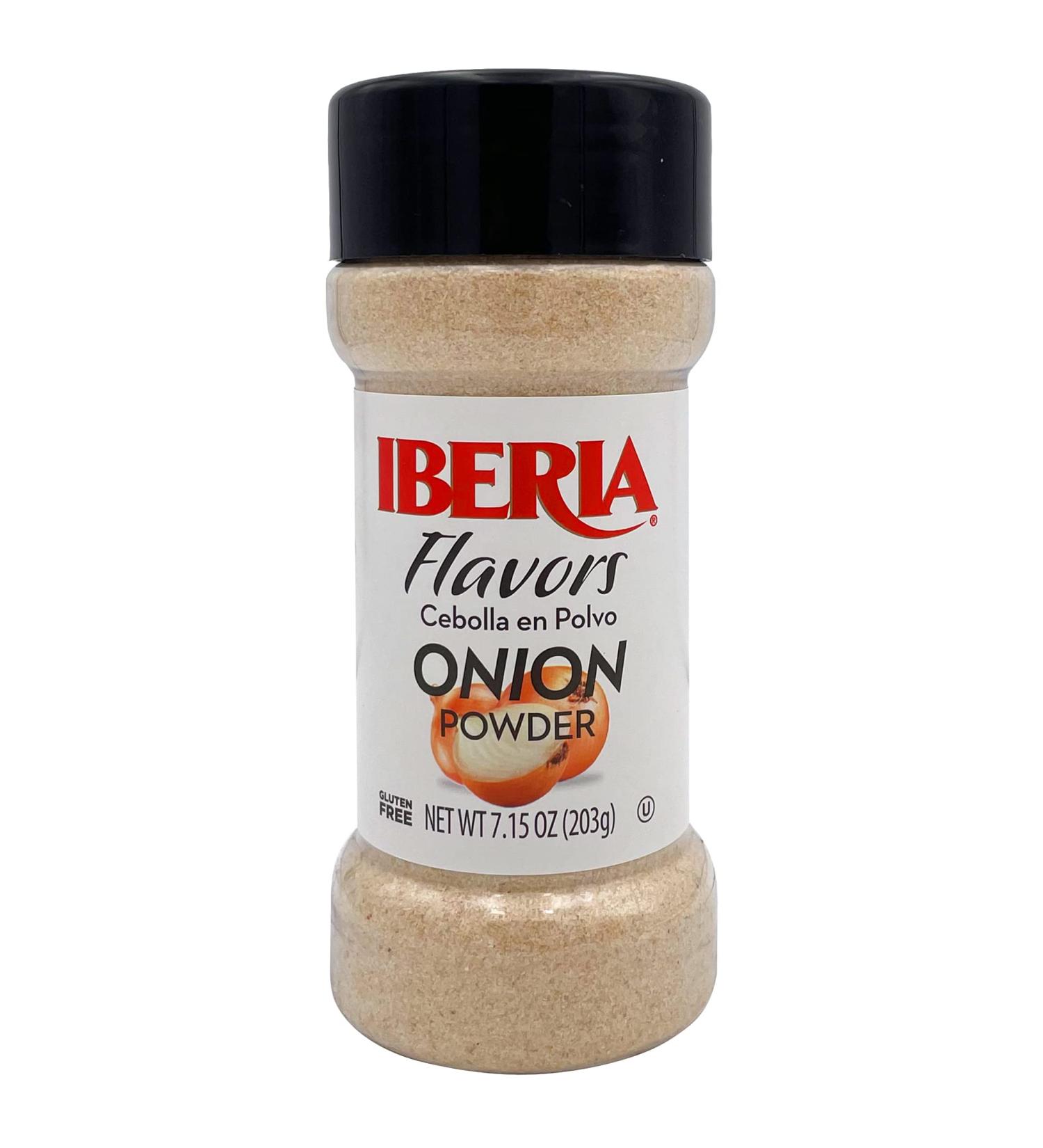 Iberia Onion Powder 7.5oz - Premium Quality Spice for Culinary Delights | Pack of 1 - Buy Online on GoSupps.com