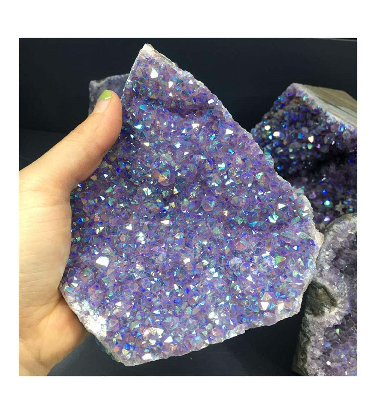 Natural Crystal Rough Natural Amethyst geode Quartz Cluster Crystal Specimen 1400-1500g - Buy Online on GoSupps.com