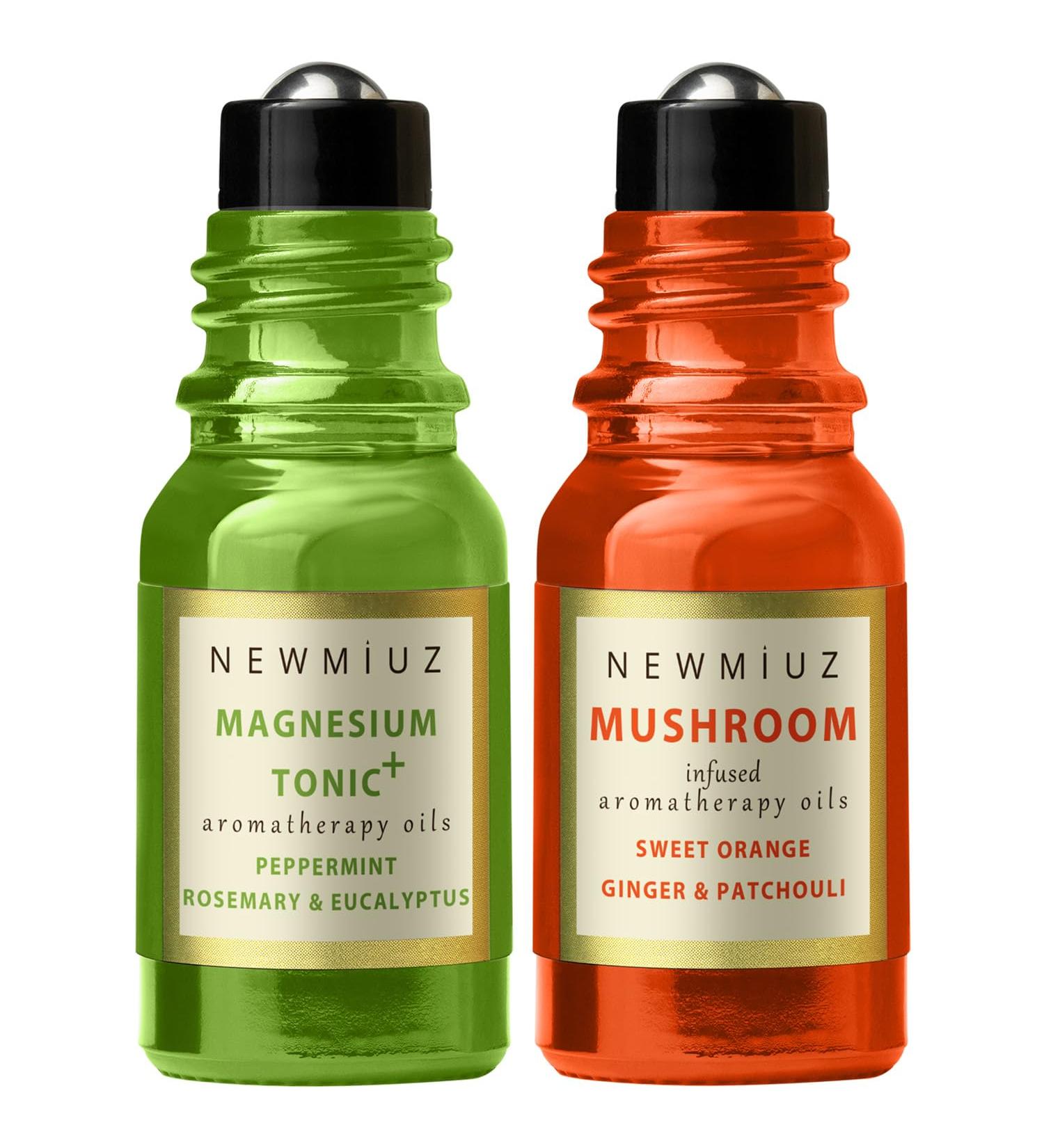 Headache Stick Roller Peppermint Rosemary and Eucalyptus & Roll-On Essential Oil Blends Focus Memory Concentration Orange Ginger Patchouli Pack of 2 - Buy Online on GoSupps.com