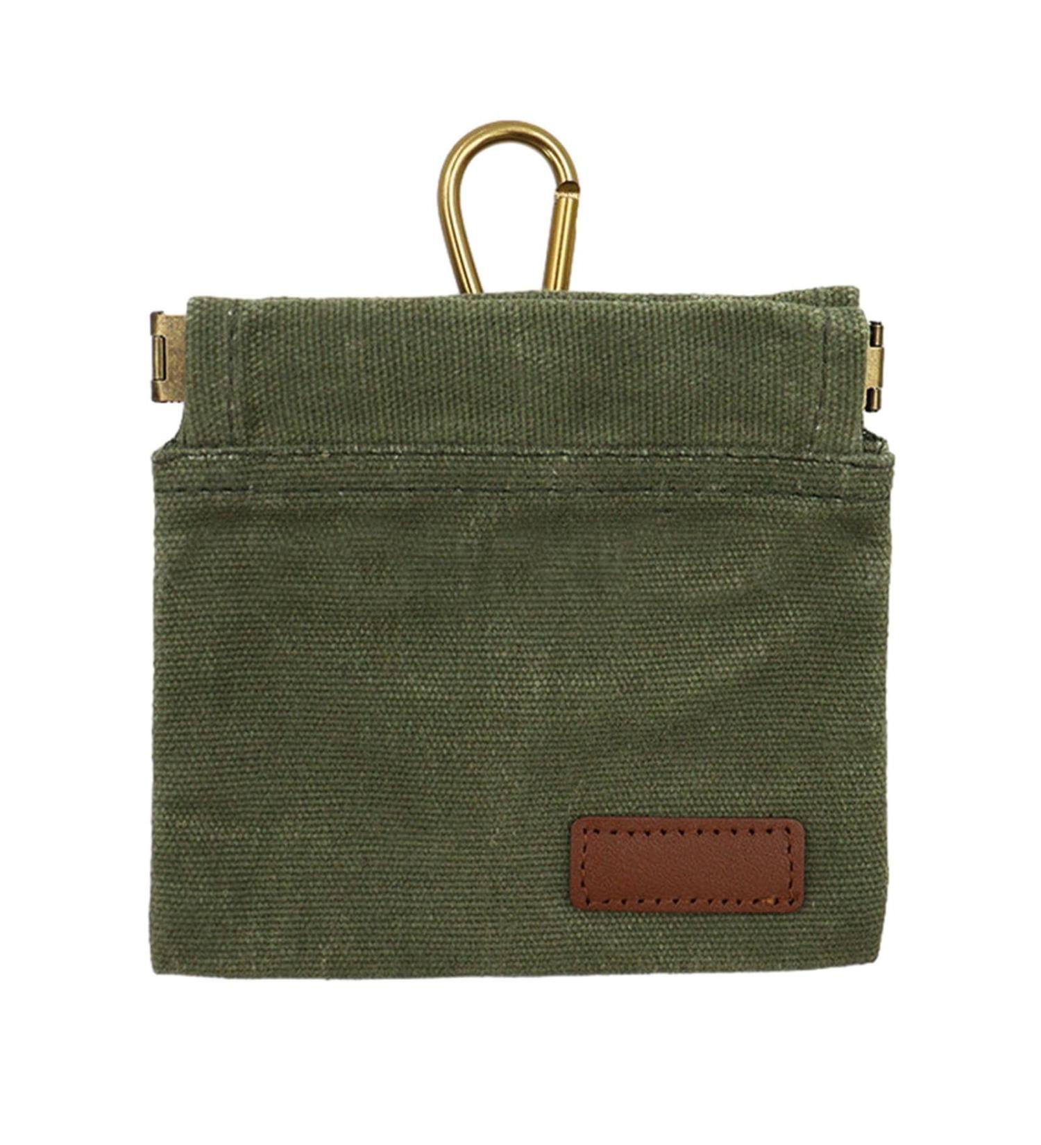 Small Dog Treat Bag With Carabiner Hook Waterproof Puppy Dog Training Pouch with Automatic Closure Food Canvas Container Walk Treats Pouch Pocket for Pet Puppy Walking Training Travel or Outdoor Green - Buy Online on GoSupps.com