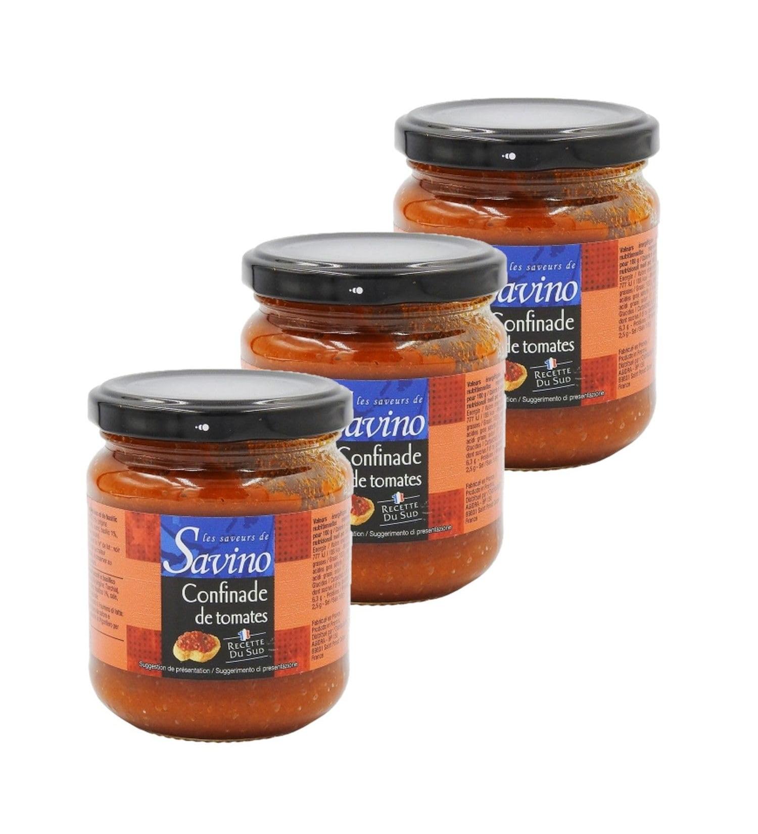 Lot 3x Tomato Confinade - 190g jar
