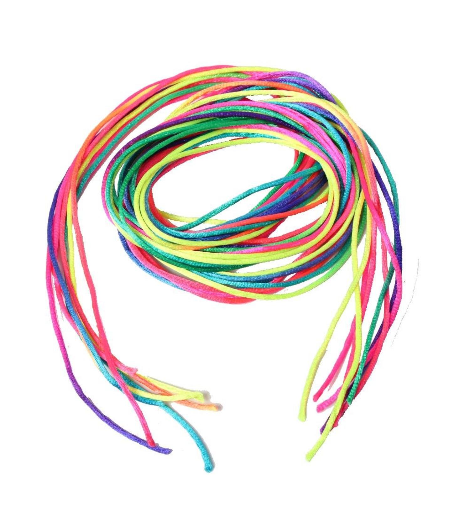 Buy JUSTFOX 8 Colorful Rainbow Braiding Cords - Perfect for Crafting & DIY Projects - Buy Online on GoSupps.com
