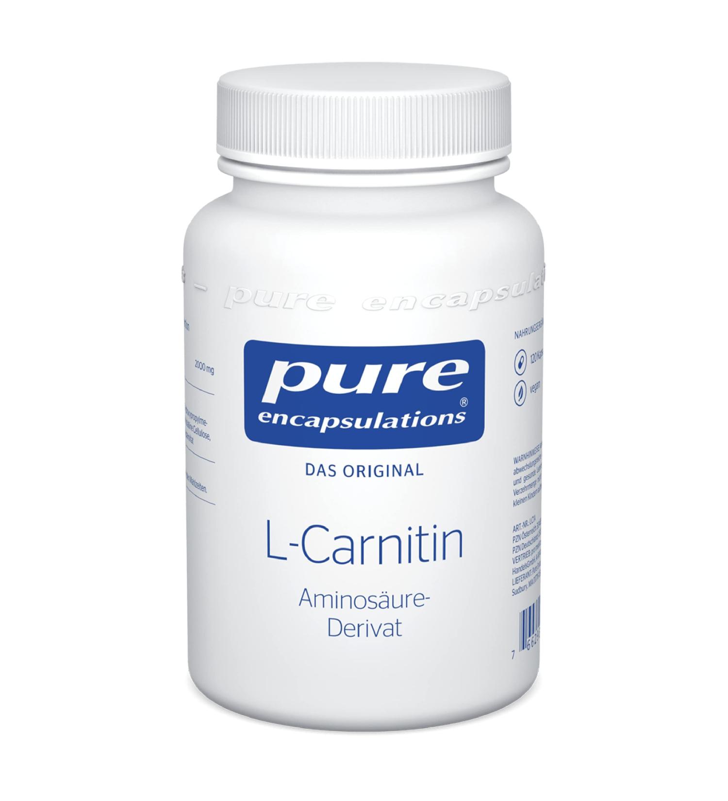 Buy Pure Encapsulations L-Carnitine - High Quality Vegan Capsules - 120 Count | International Shipping Available - Buy Online on GoSupps.com