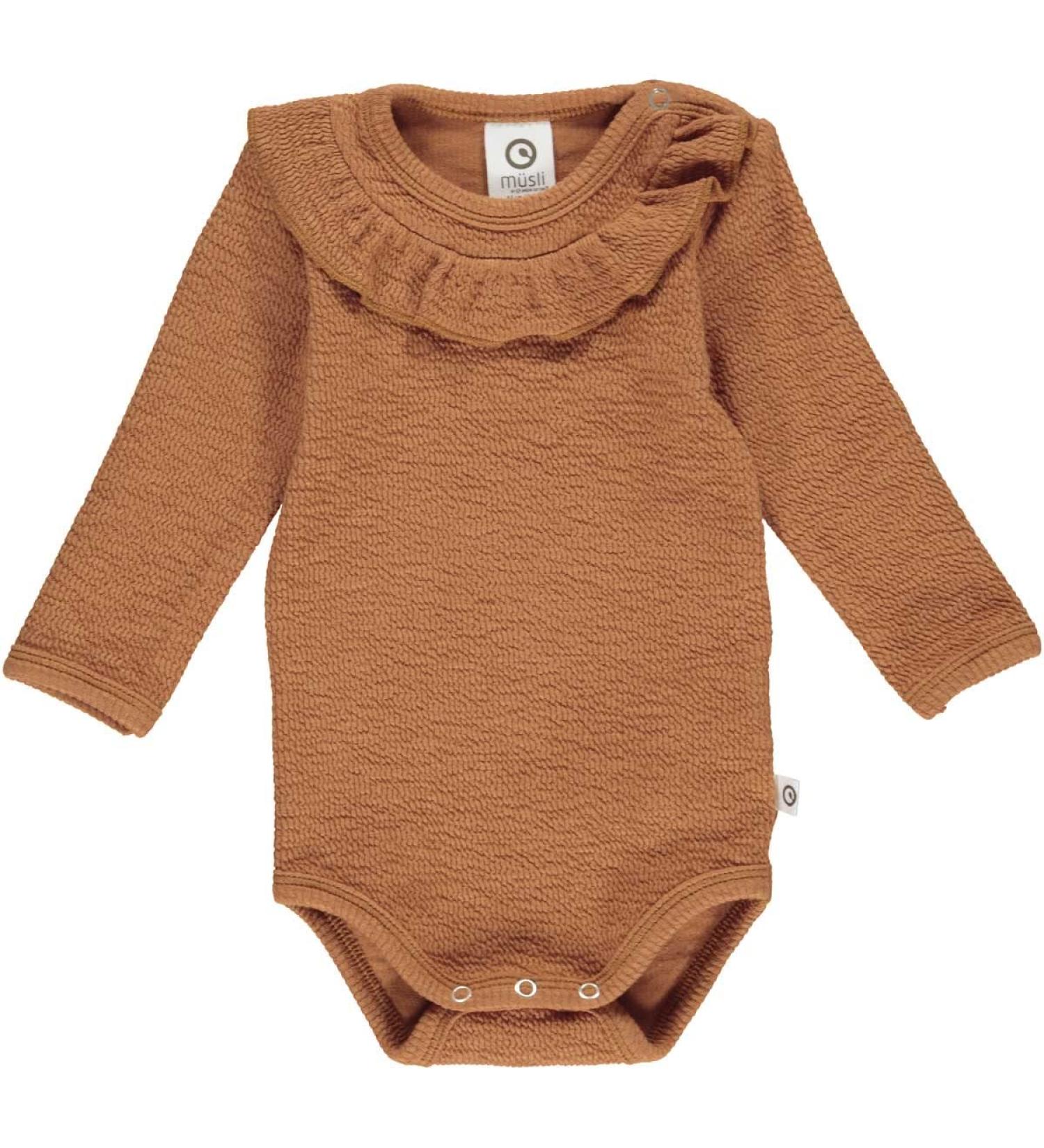 M sli by Green Cotton Baby Girl Crepe Body and Toddler Sleepers 62 Amber