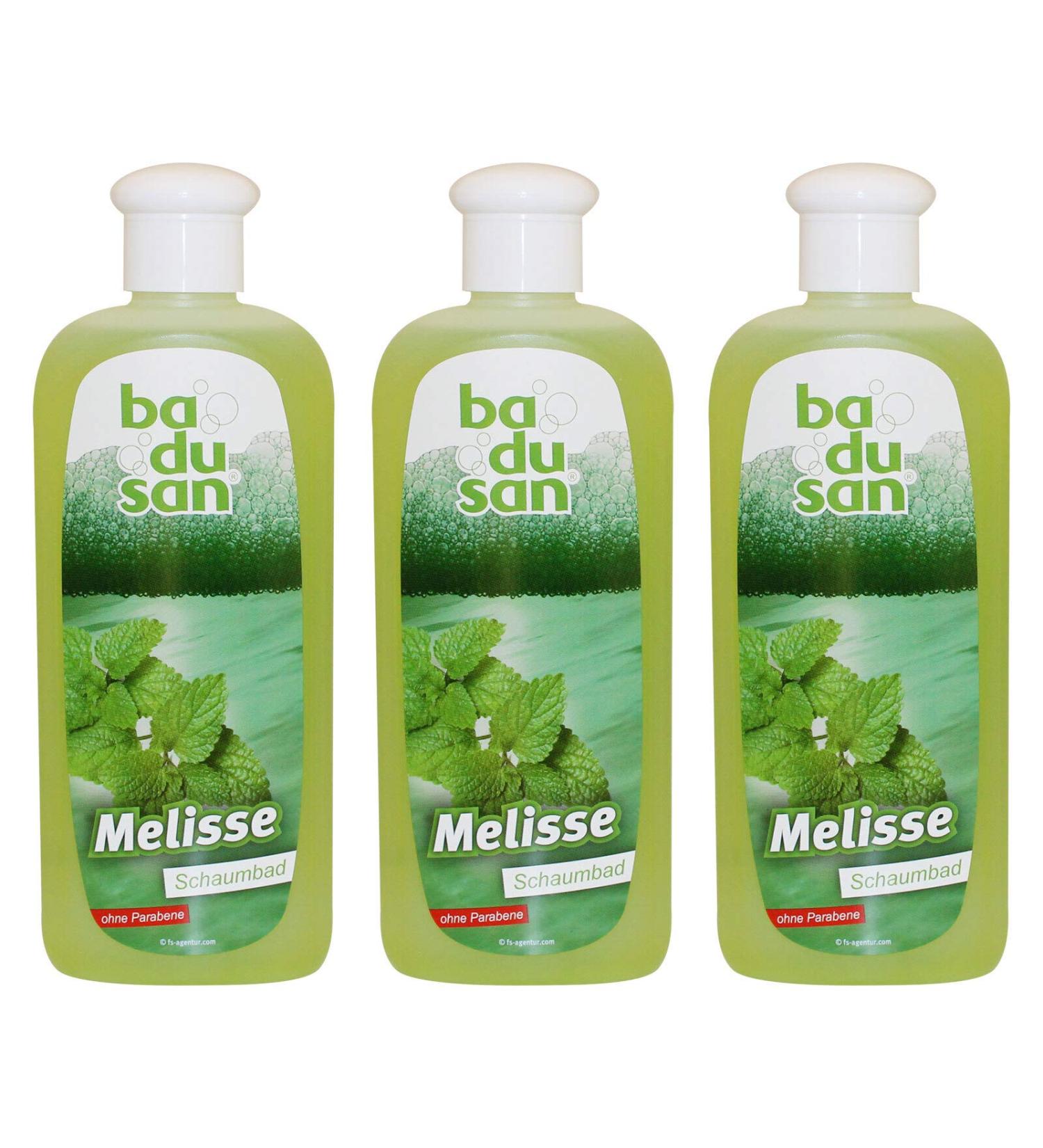 Pack of 3 Badusan Bubble Bath Additive - Lemon Balm 3 x 500ml | Relaxing International Shipping - Buy Online on GoSupps.com