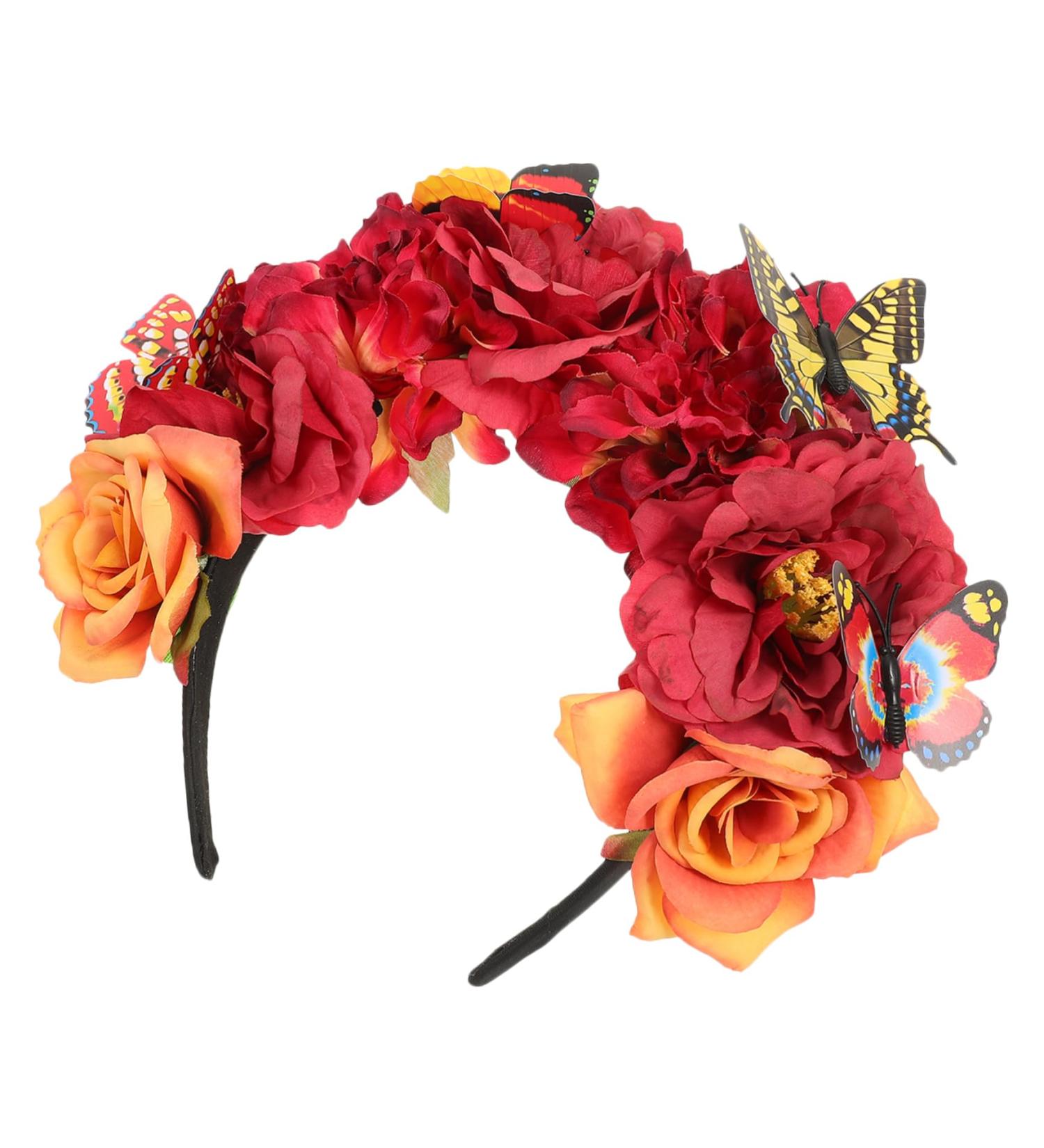 Mikinona Artificial Headband Headband Hair Accessories Goth Decor Hair Bands Fabric Headdress Vacation Gothic Boho Decor Butterfly Fascinator Decorations Bohemia - Buy Online on GoSupps.com