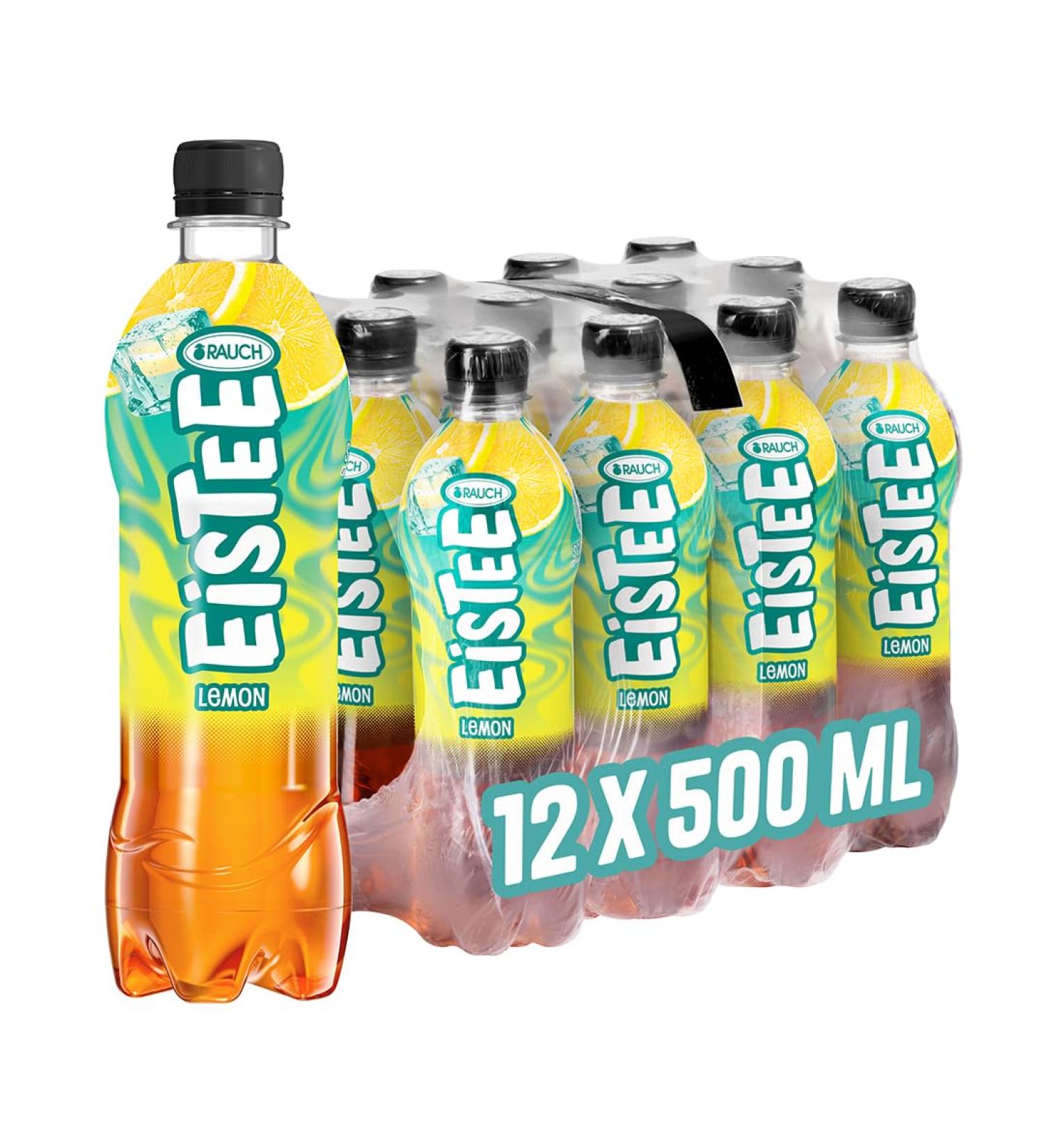 Buy Smoke Iced Tea Lemon | Refreshing 12x 500ml Black Tea & Rose Hip | International Shipping Available - Buy Online on GoSupps.com
