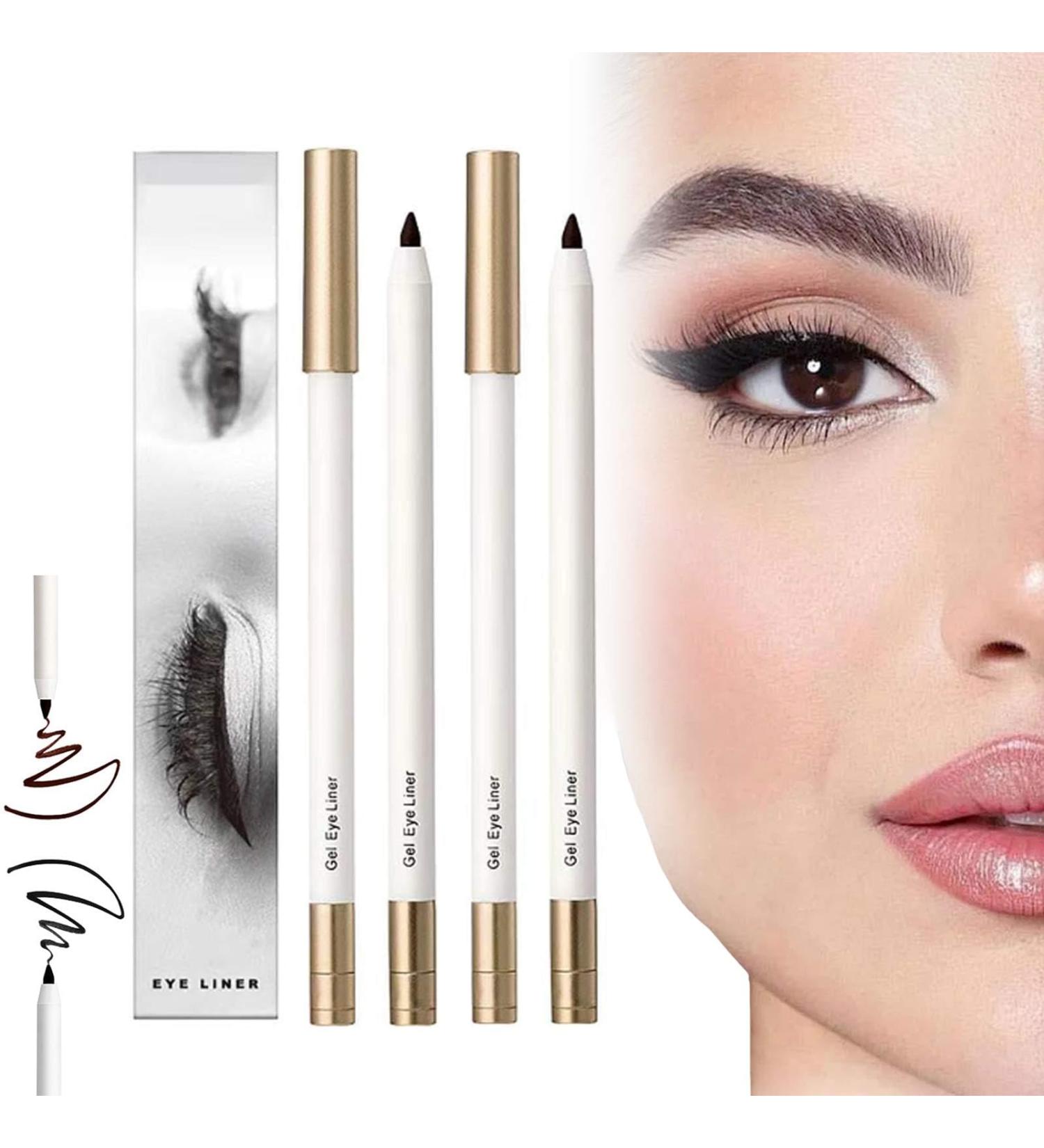 Ripobserve Eyeliner Eye Line Waterproof Eye Pencil Non-Smudging Waterproof Long-Lasting Eyeliner Pencil Extra Fine Eyeliner With Sharpener Matte Eyeliner Waterproof 2pc C - Buy Online on GoSupps.com