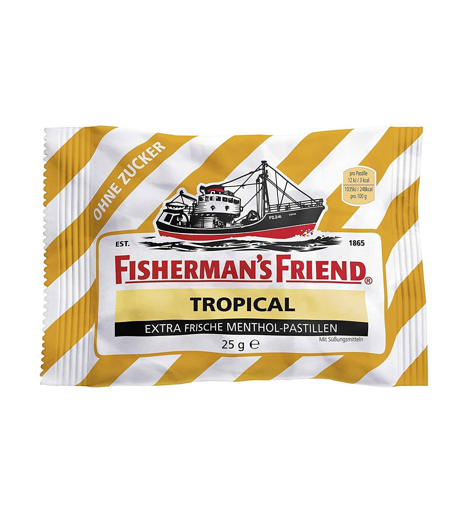 Fisherman's Friend Tropical without sugar 25 g