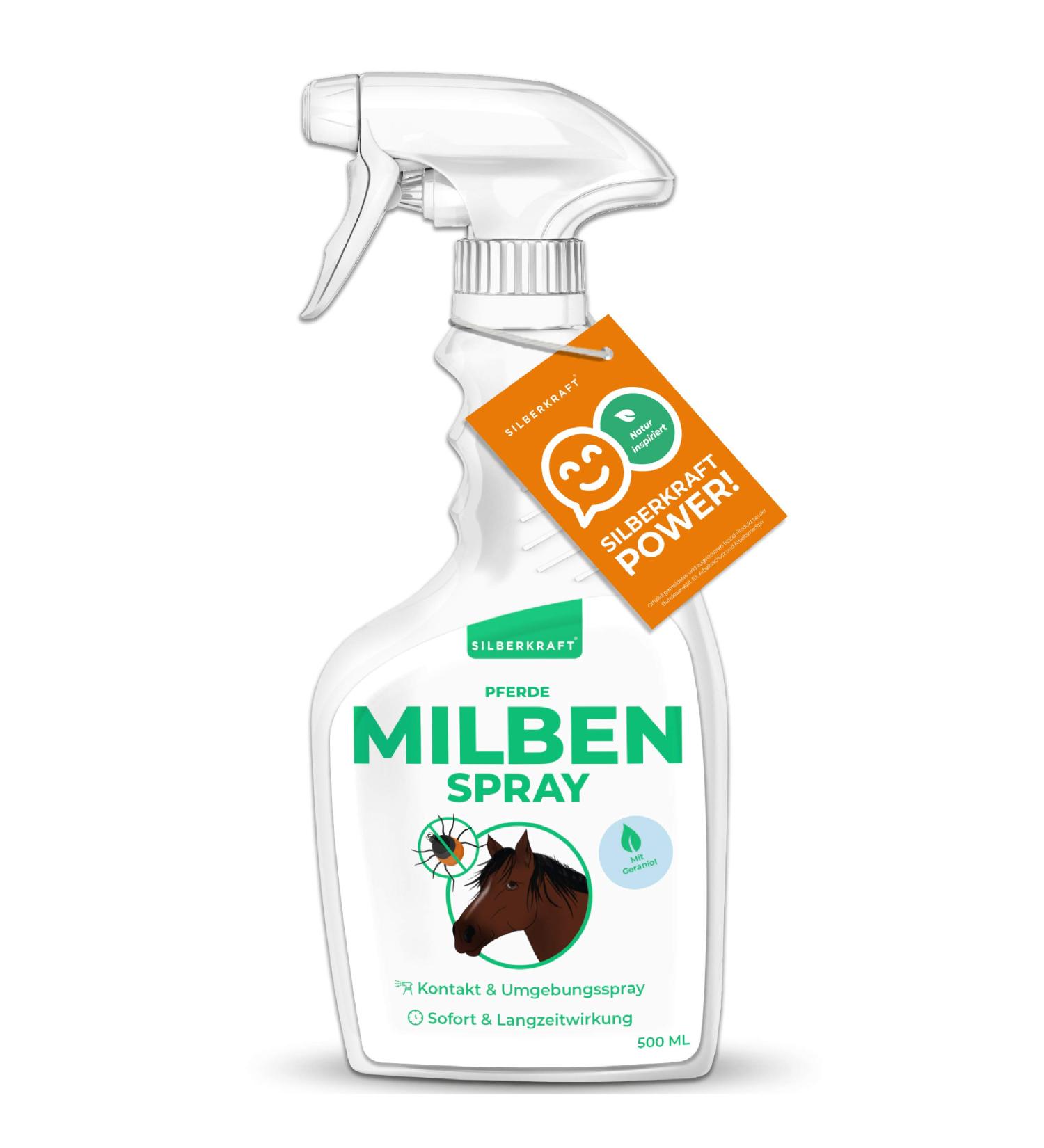 Silver Power Mite Spray for Horses - 500 ml | Reliable Mite Protection & Effective Parasite Defense - Buy Online on GoSupps.com