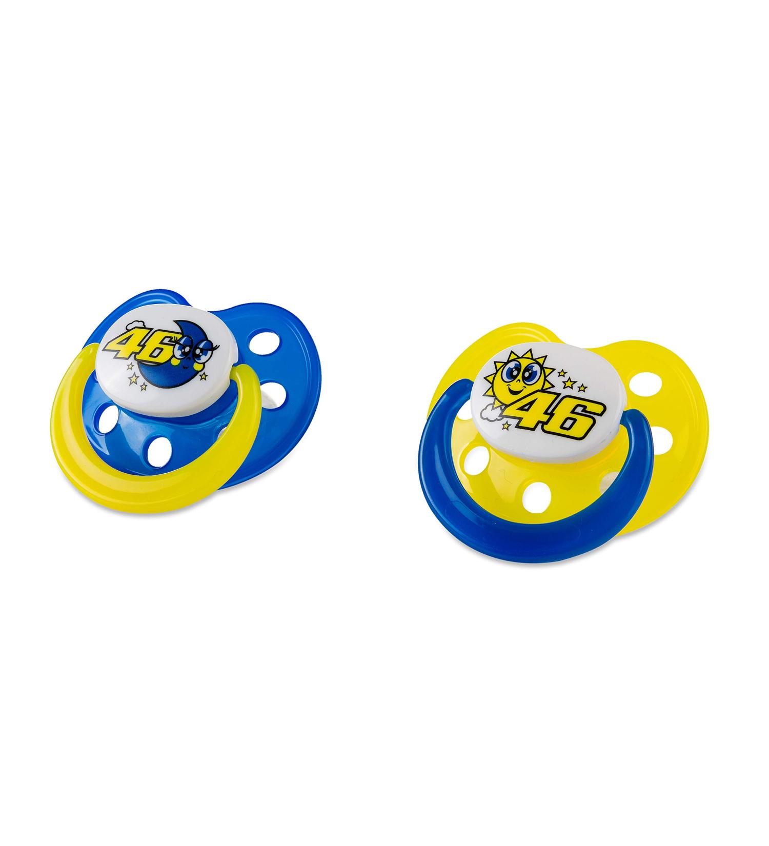 Buy Valentino Rossi Sole e Luna Pacifier Set | Unisex | Multi-Color | One Size | International Shipping - Buy Online on GoSupps.com
