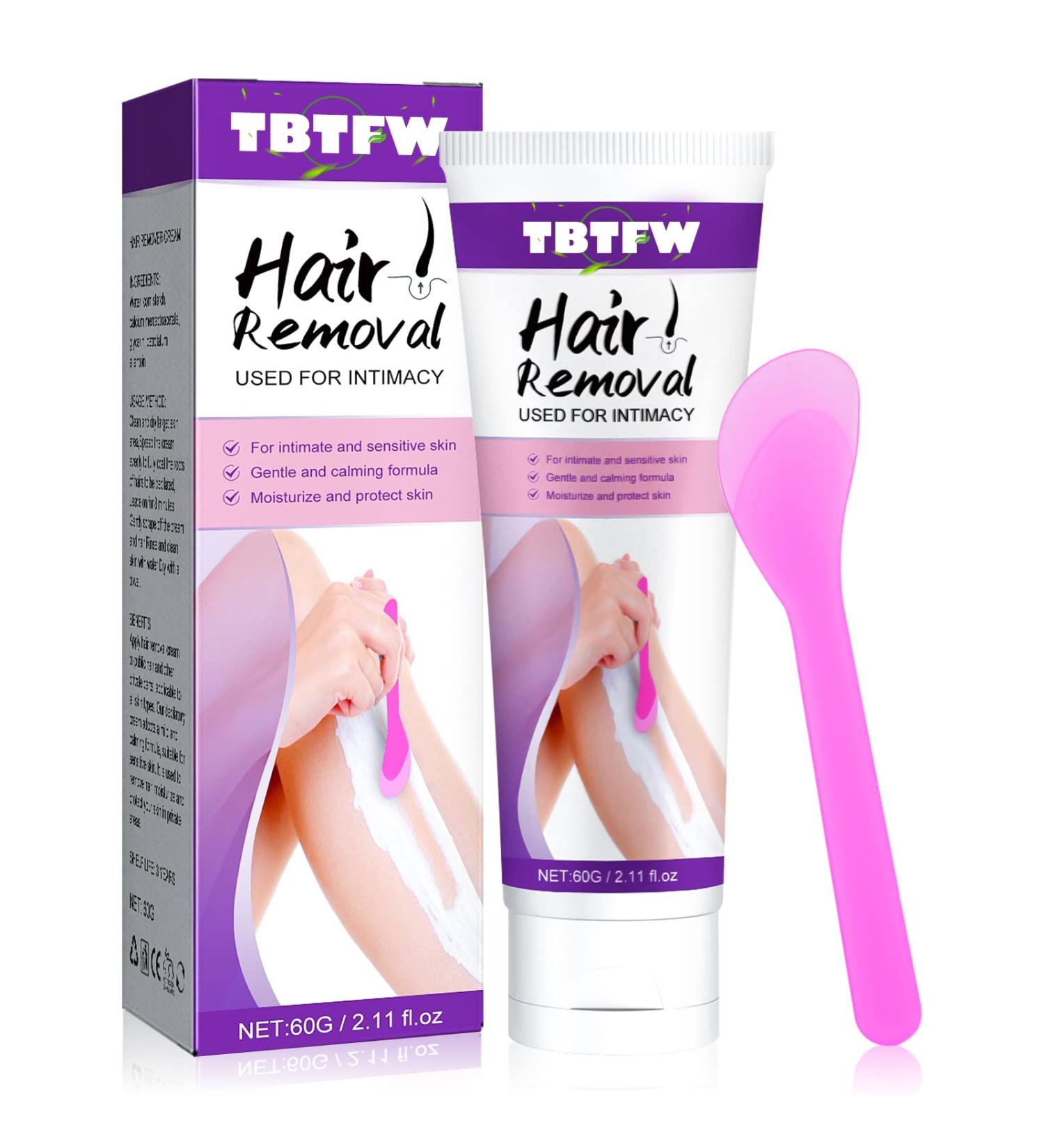Hair Removal Cream for Women | Effective Unwanted Hair Remover for Underarms Legs Bikini & Pubic Area - 2.11fl.oz - Buy Online on GoSupps.com