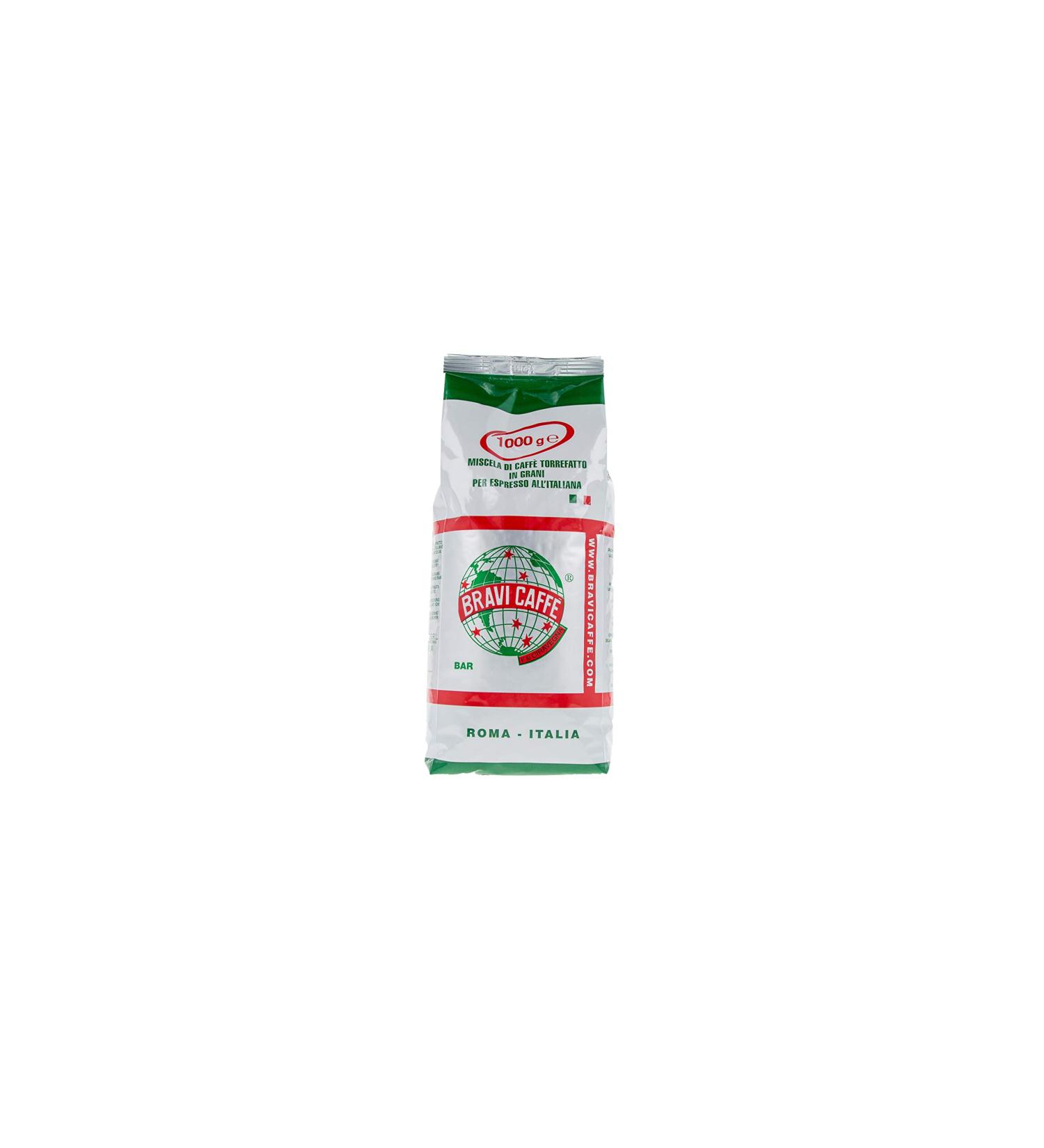 Bravi Caff - Caf en grain de torr faction artisanale italienne - M lange "BAR" - Paquet de 1 kg Bar 1 kg (Lot de 1) - Buy Online on GoSupps.com