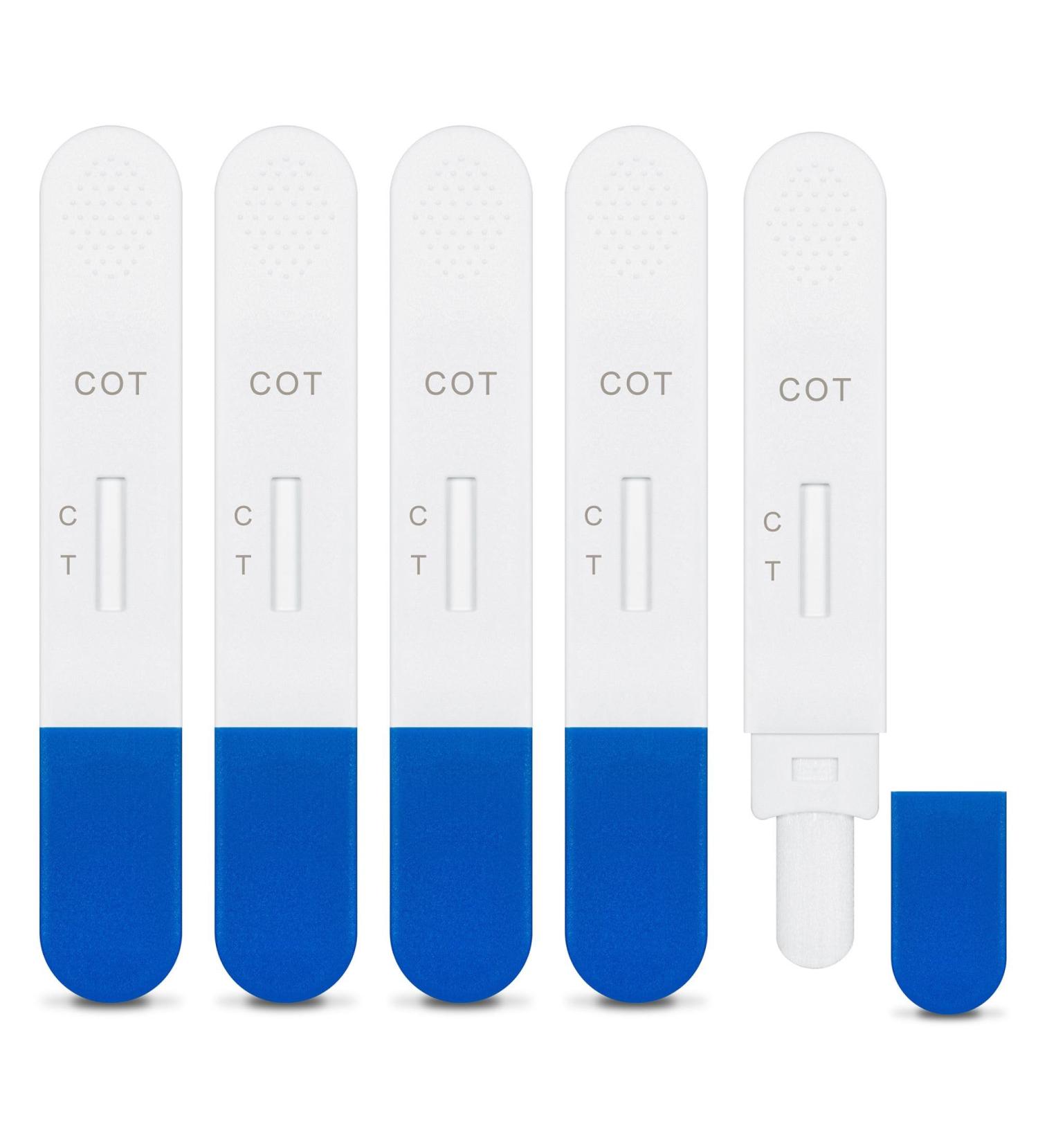 SalivaGenics 5 x SalyvGenics Nicotine Saliva Test Rapid Test for Nicotine Cotinine in Saliva and Oral Fluids Vape Test Kit - Buy Online on GoSupps.com