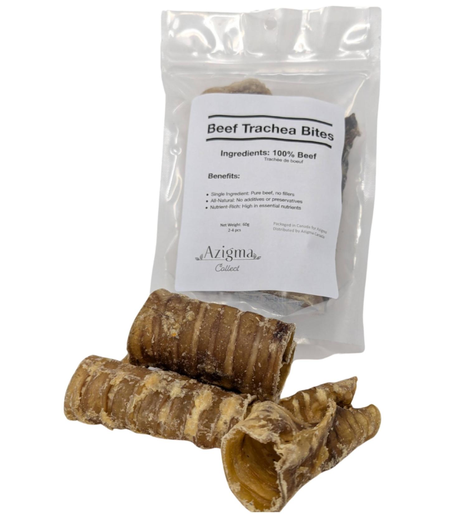 Natural Beef Trachea Bites - 60g - Buy Online on GoSupps.com