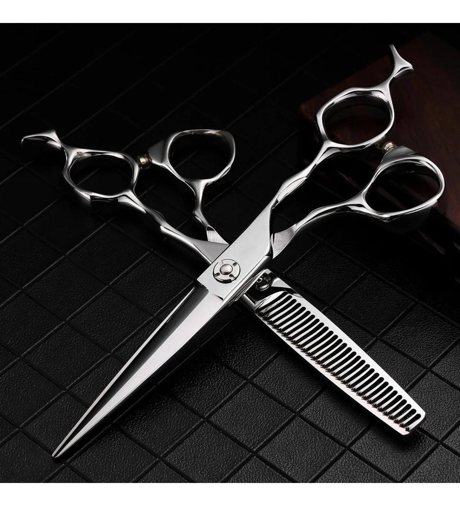 Hair Cutting Scissors 6 Inch Cut Well Hair Dressing Salon Hairdressing Thinning Styling Tool Professional Barber Hair Scissors Set - Buy Online on GoSupps.com