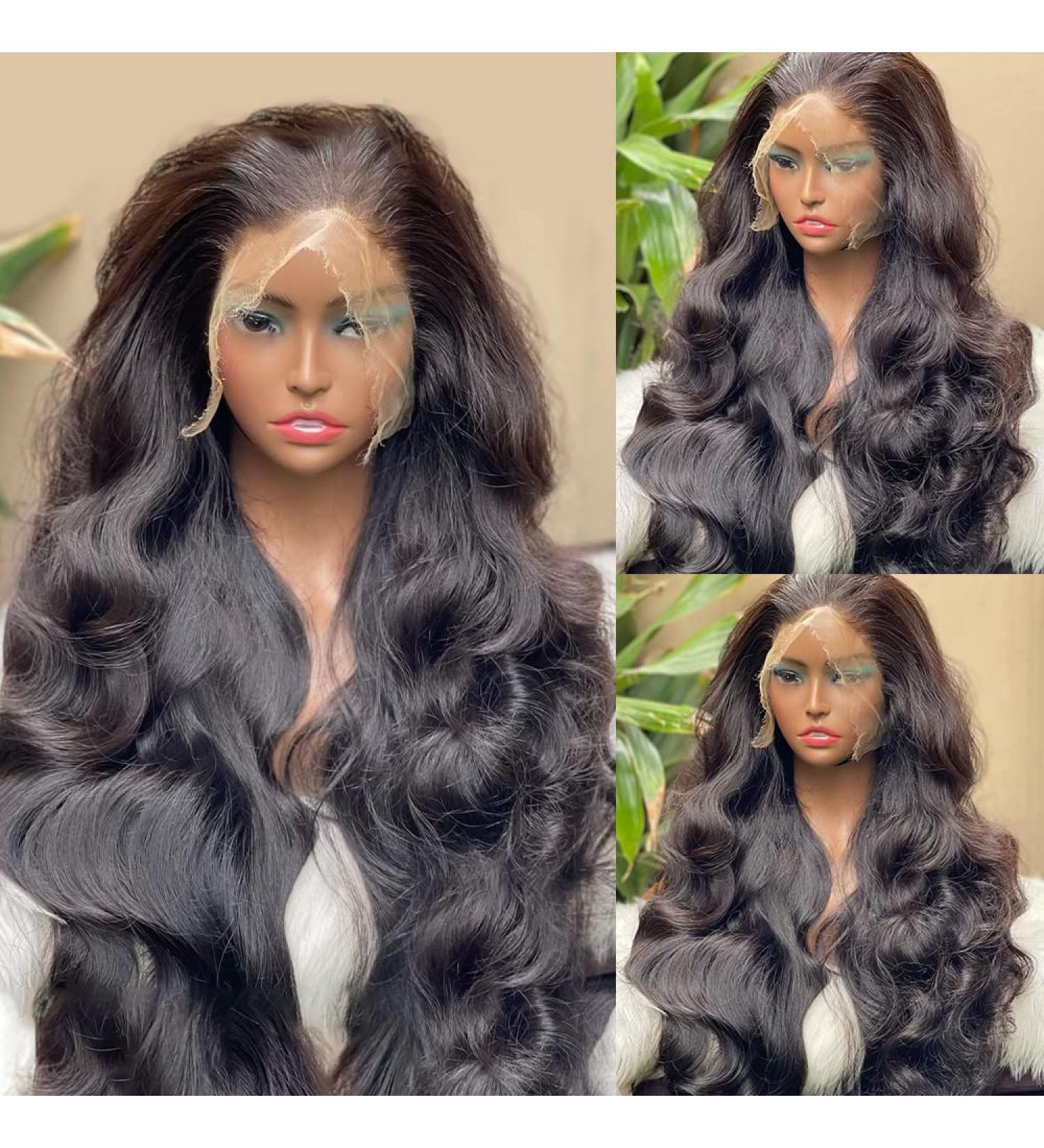 22 Inch Body Wave 360 Lace Front Wigs Human Hair - HD Transparent Lace, Pre-Plucked with Baby Hair, Natural Color - For Black Women - Buy Online on GoSupps.com