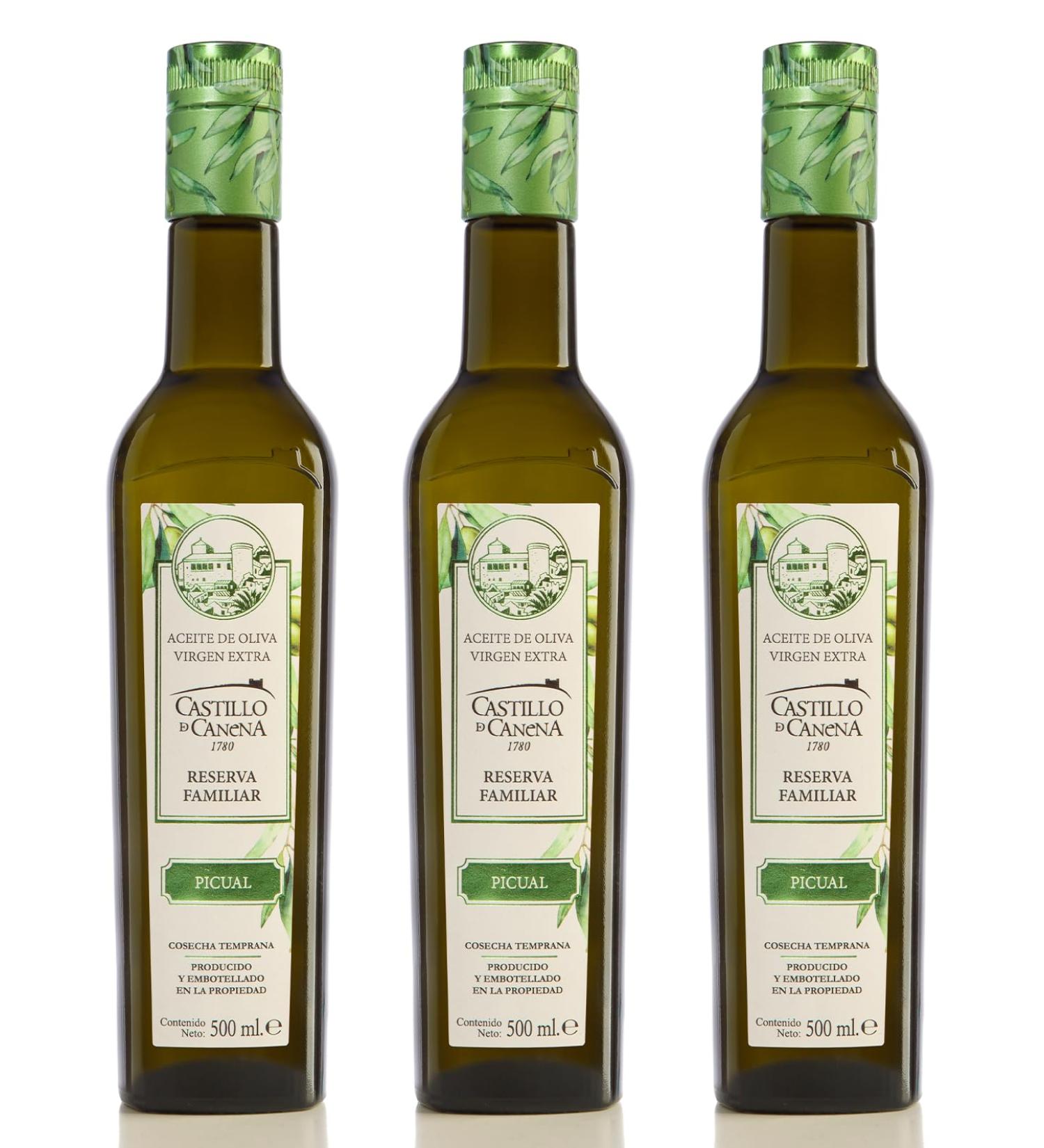 3 x Castillo de Canena Reserva Familiar Variety Picual 500 ml