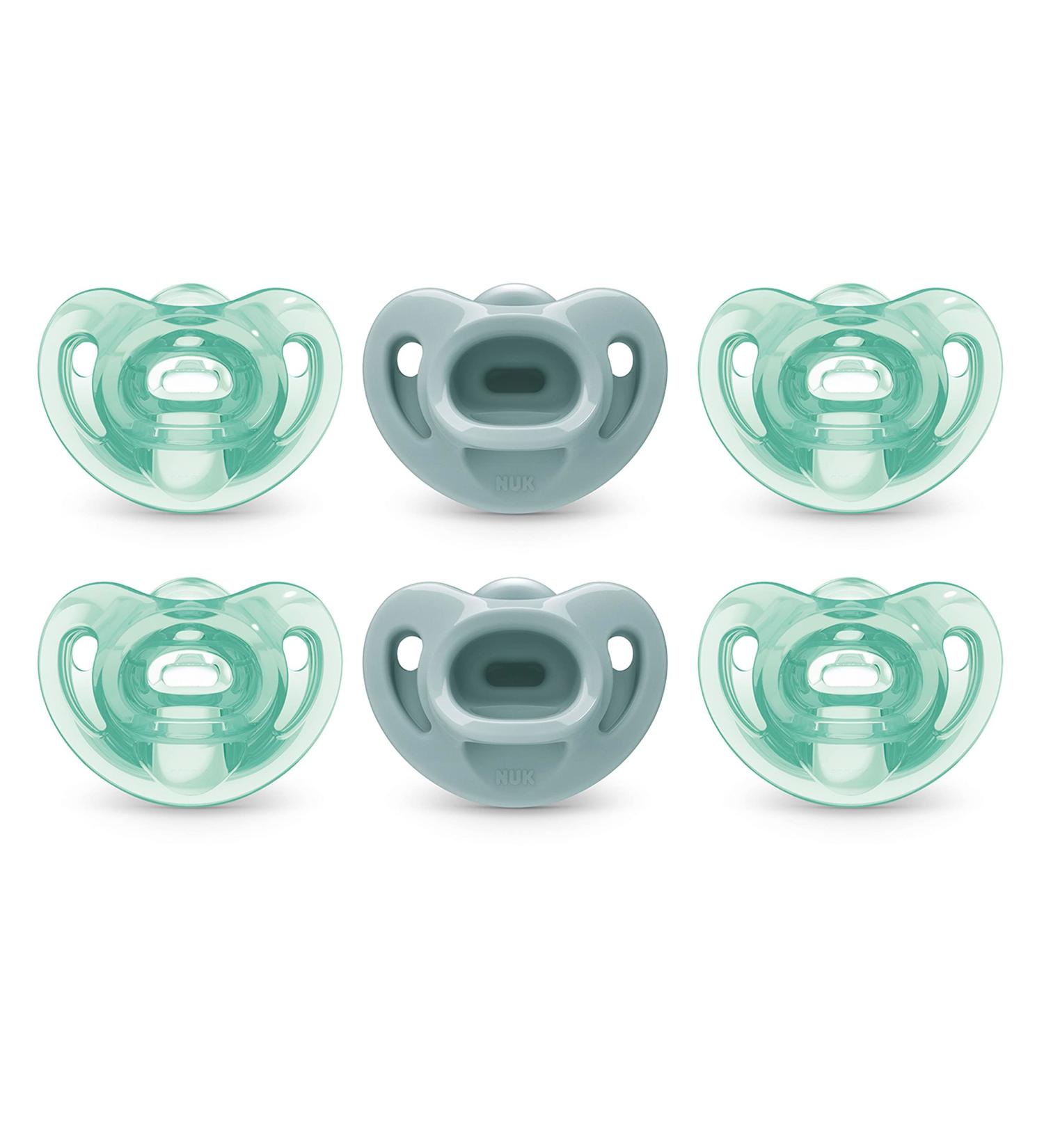 NUK Comfy Pacifiers 0-6 Months - 6 Pack | Shop Now and Soothe Your Baby - Buy Online on GoSupps.com