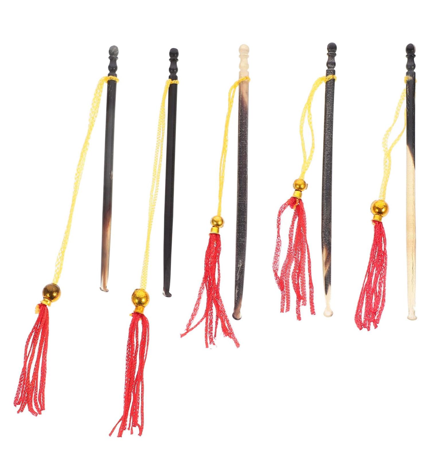 FOMIYES 5pcs Ear Wax Removal Tool Cow Horn Ear Scoops Lightweight and Portable - Buy Online on GoSupps.com