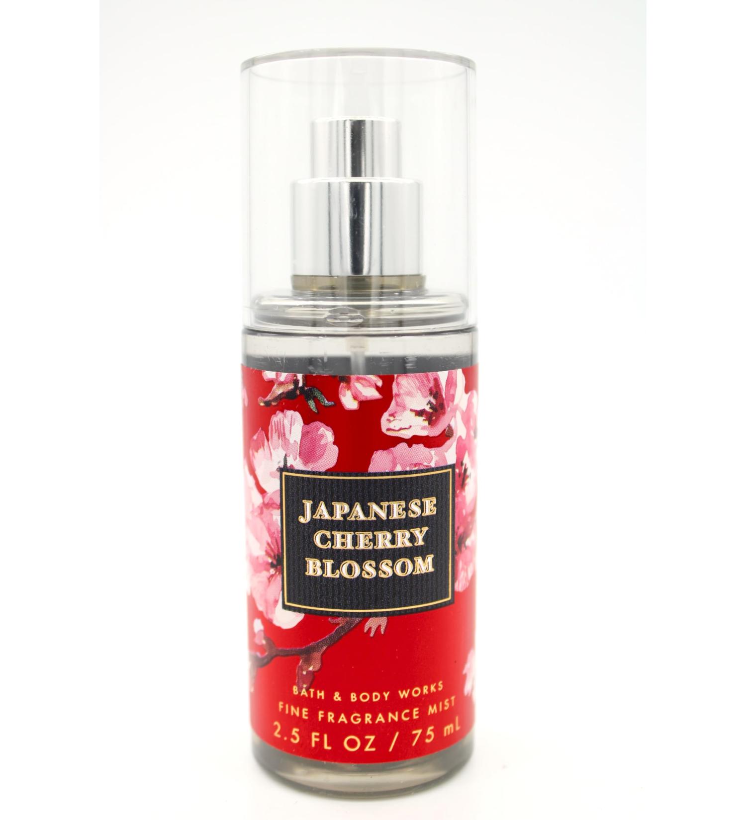 Japanese Cherry Blossom Bath and Body Fine Fragrance Mist Travel Size 2.5 fl oz