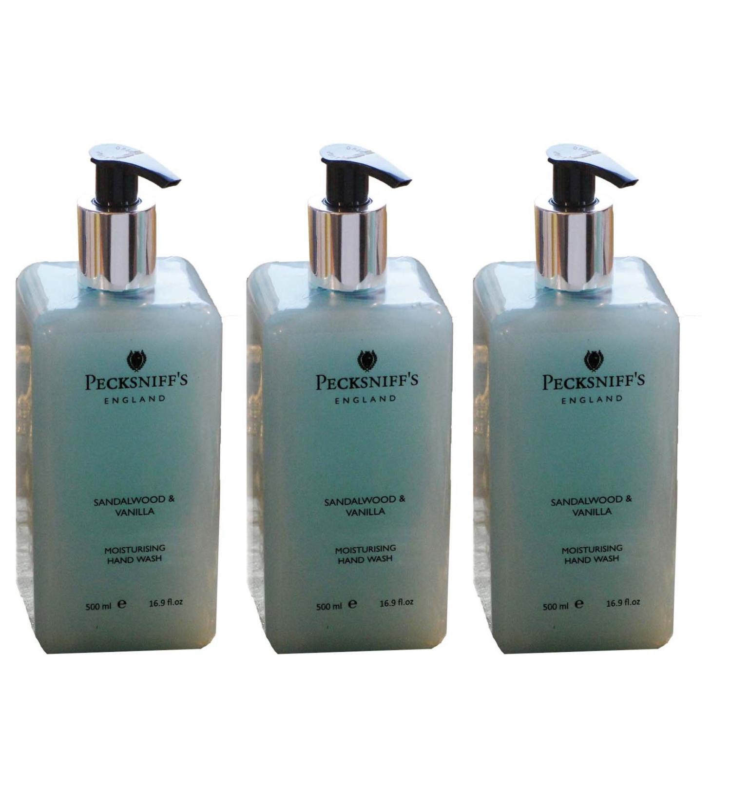 Pecksniff's Hand Wash 3 pk - Sandalwood & Vanilla